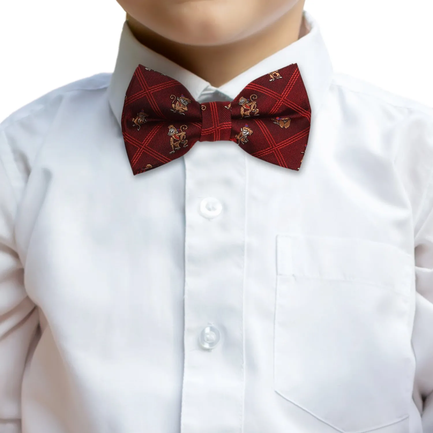 Shop Abu Scattered Red Big Boy's Bow Tie BOY Ties & Bow Ties For Boys | Disney Ties