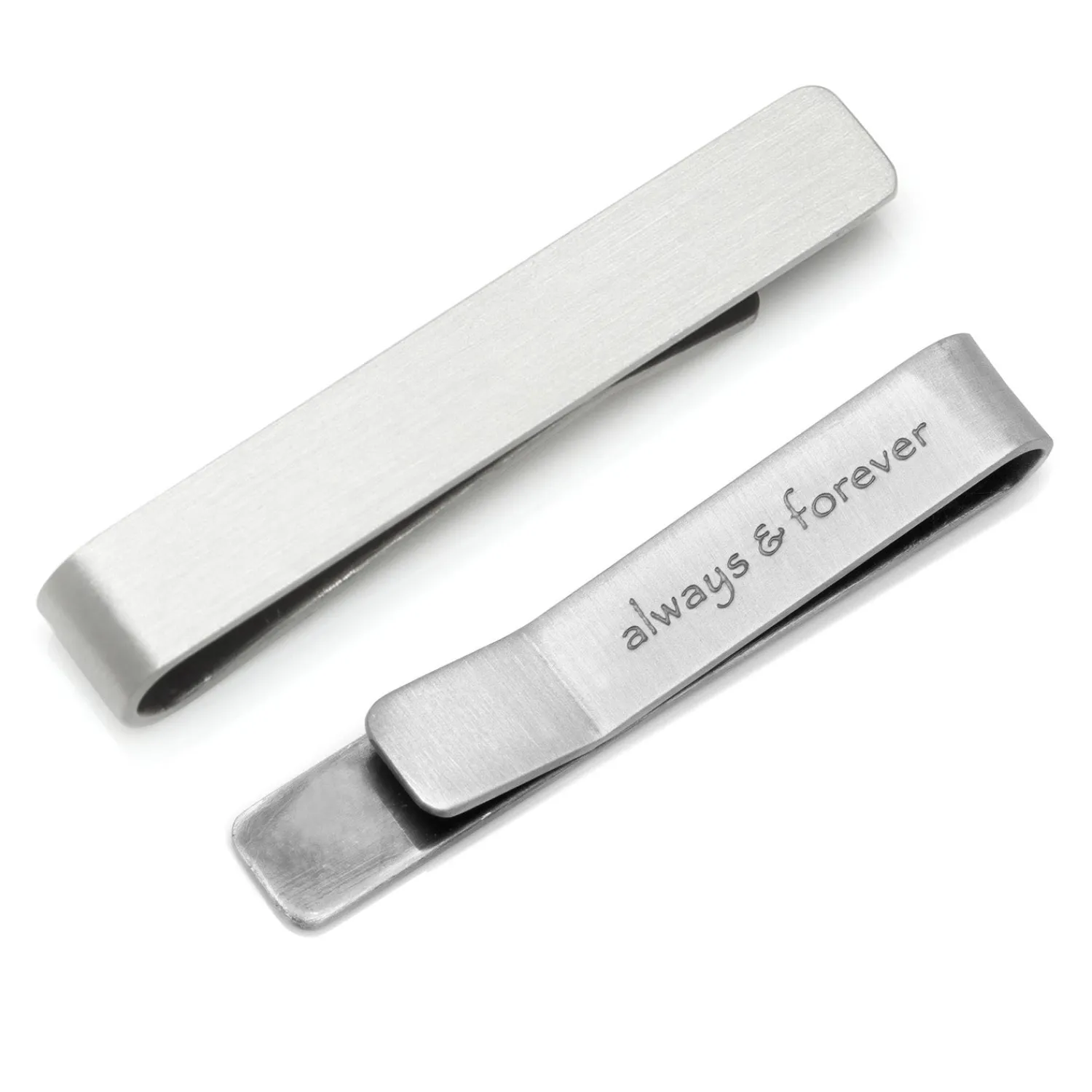 Outlet Always and Forever Hidden Message Tie Bar Hobbies & Interests Tie Bars | Hidden Message Tie Bars
