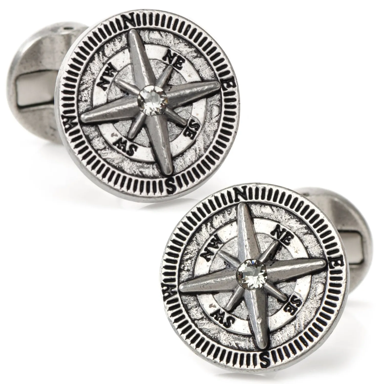 Best Sale Antique Compass Stainless Steel Cufflinks Luxury Cufflinks | Hobbies & Interests Cufflinks