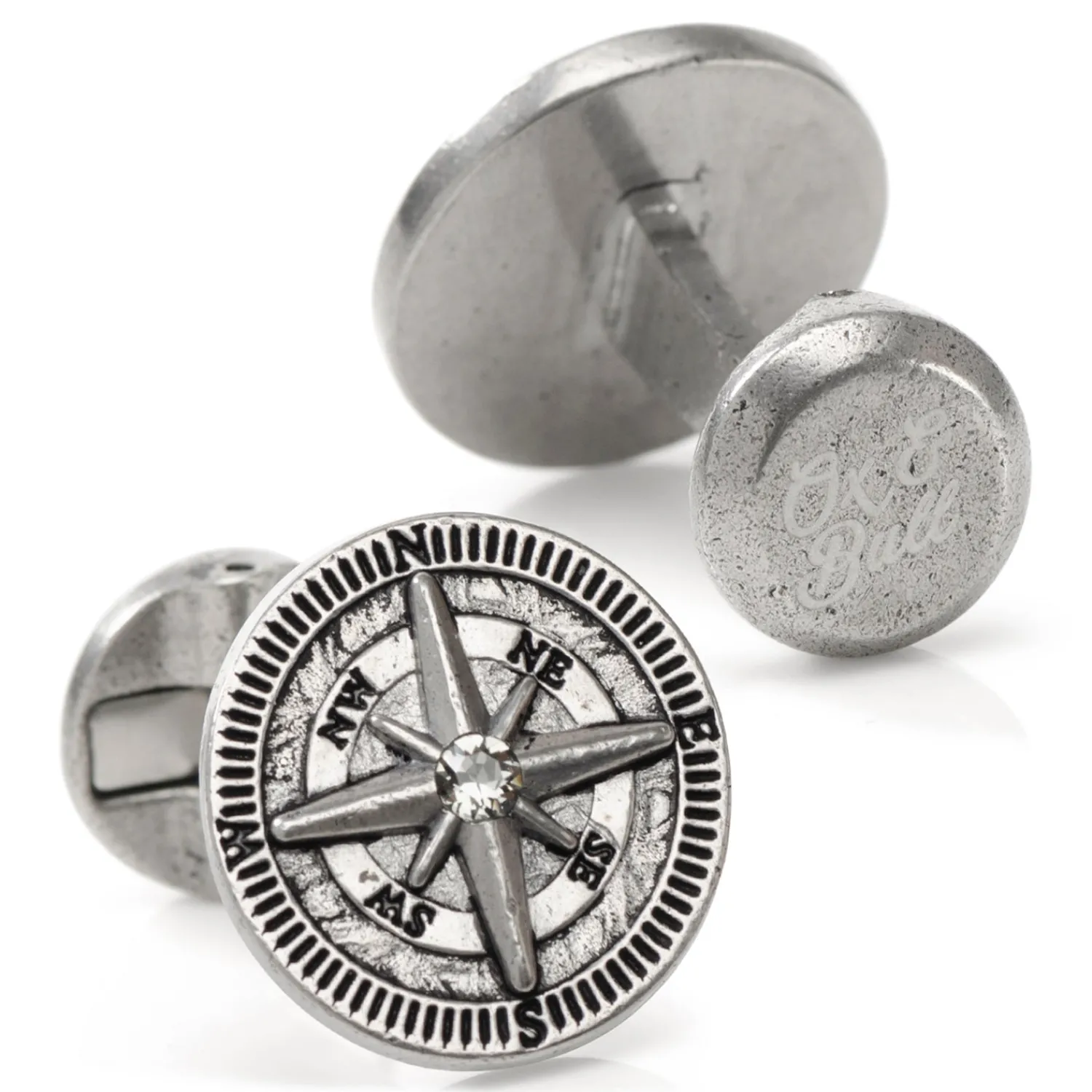 Best Sale Antique Compass Stainless Steel Cufflinks Luxury Cufflinks | Hobbies & Interests Cufflinks