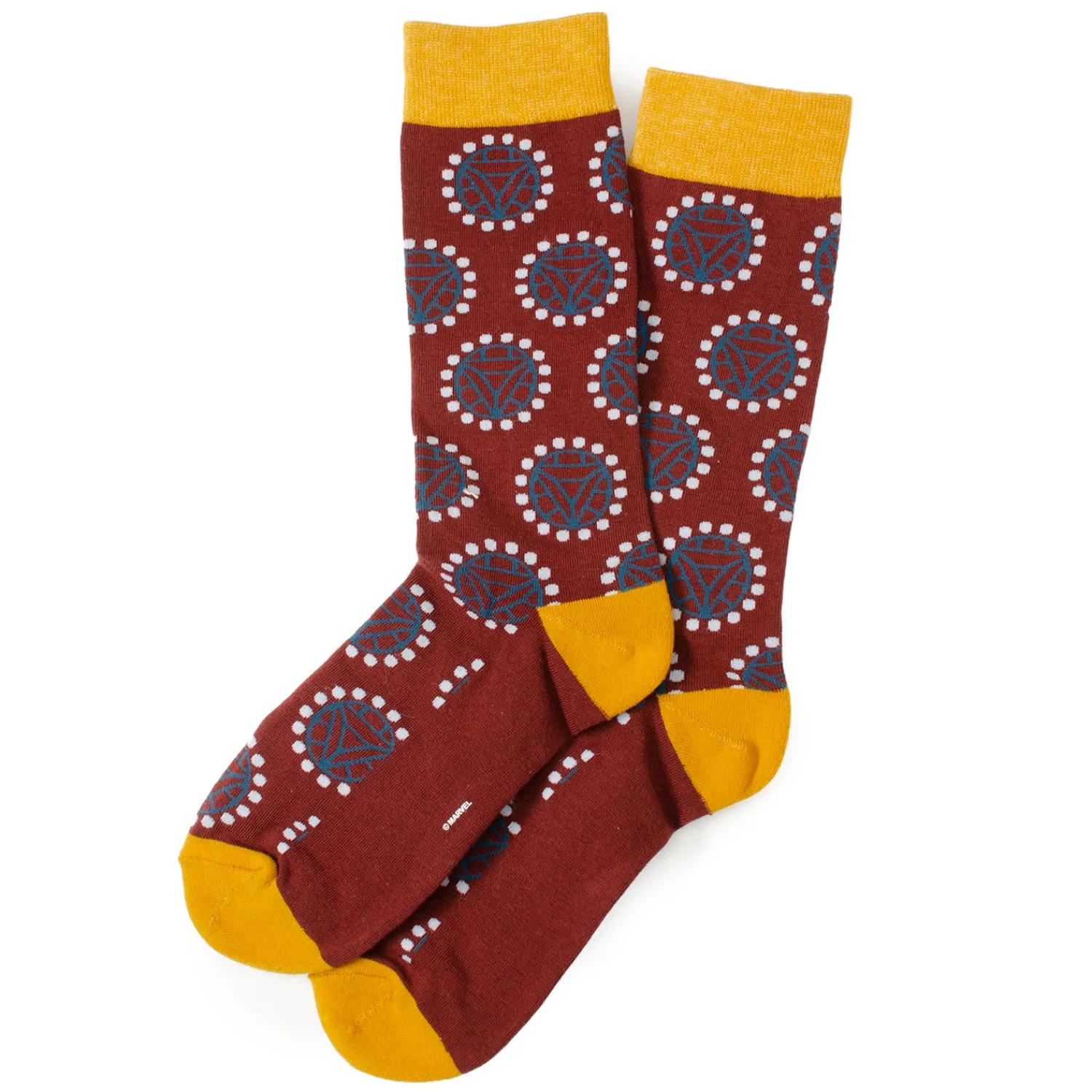 Shop Arc Reactor Red Men's Socks Socks