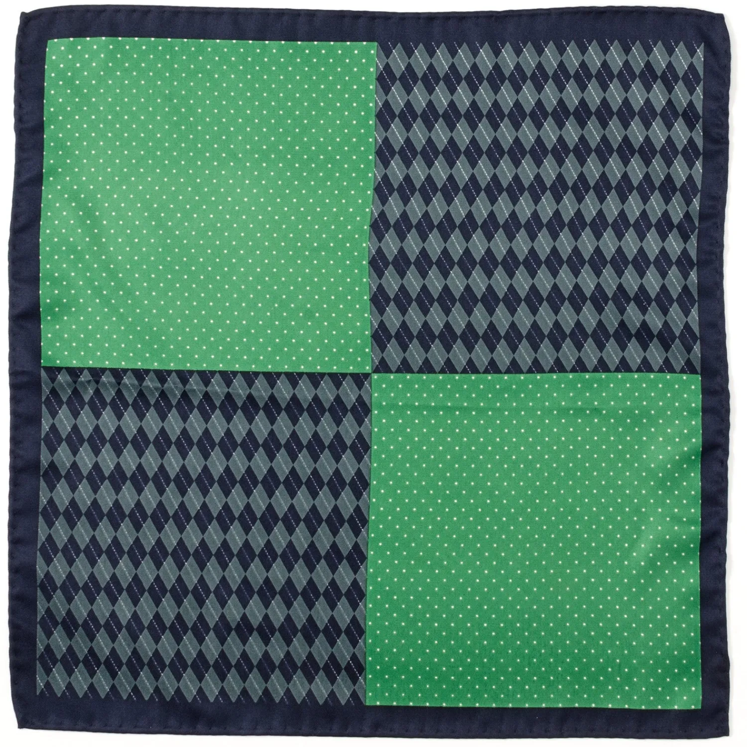 Fashion Argyle Dot Multi Pocket Square Pocket Squares