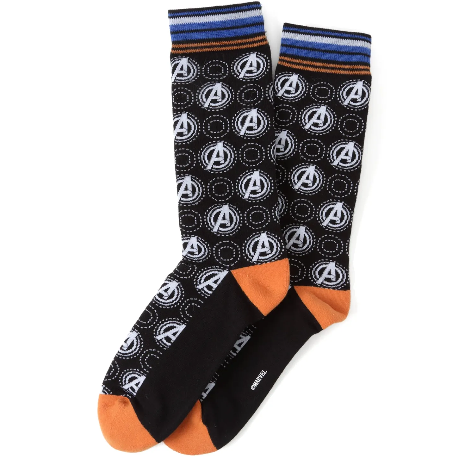 Hot Avengers Black Multi Socks Socks