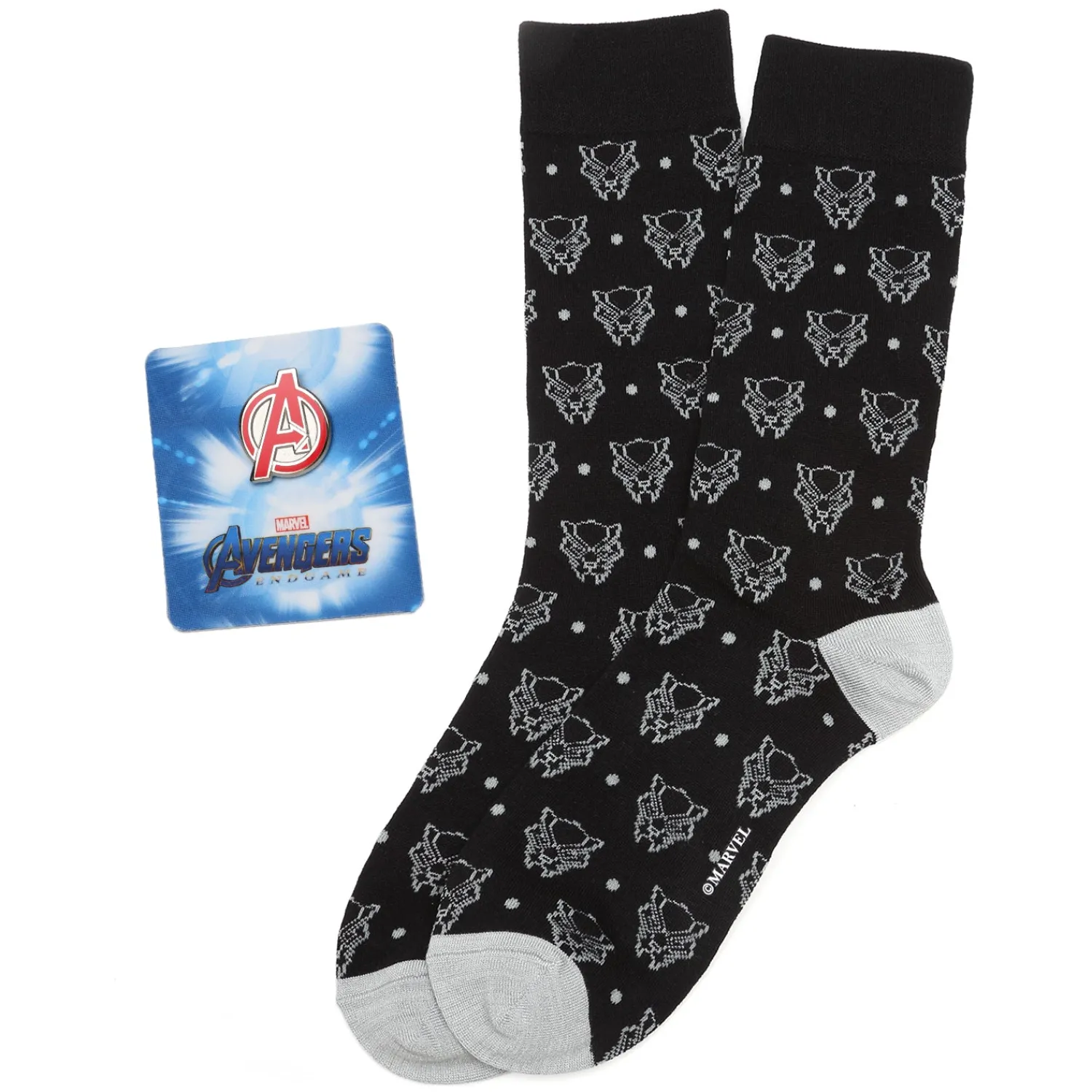 Store Avengers Black Panther Dot Gift Set Socks