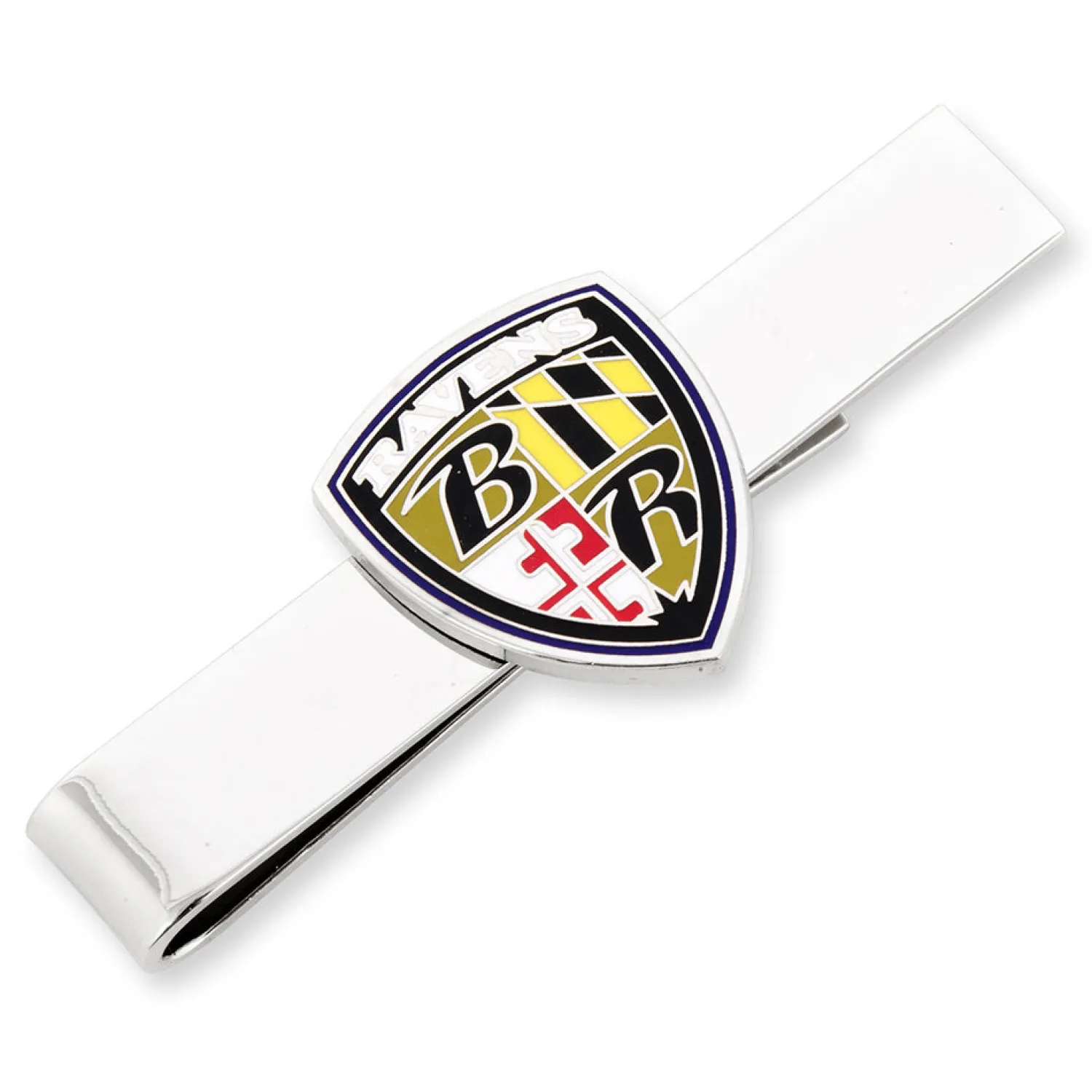 Discount Baltimore Ravens Shield Tie Bar Sports Tie Bars