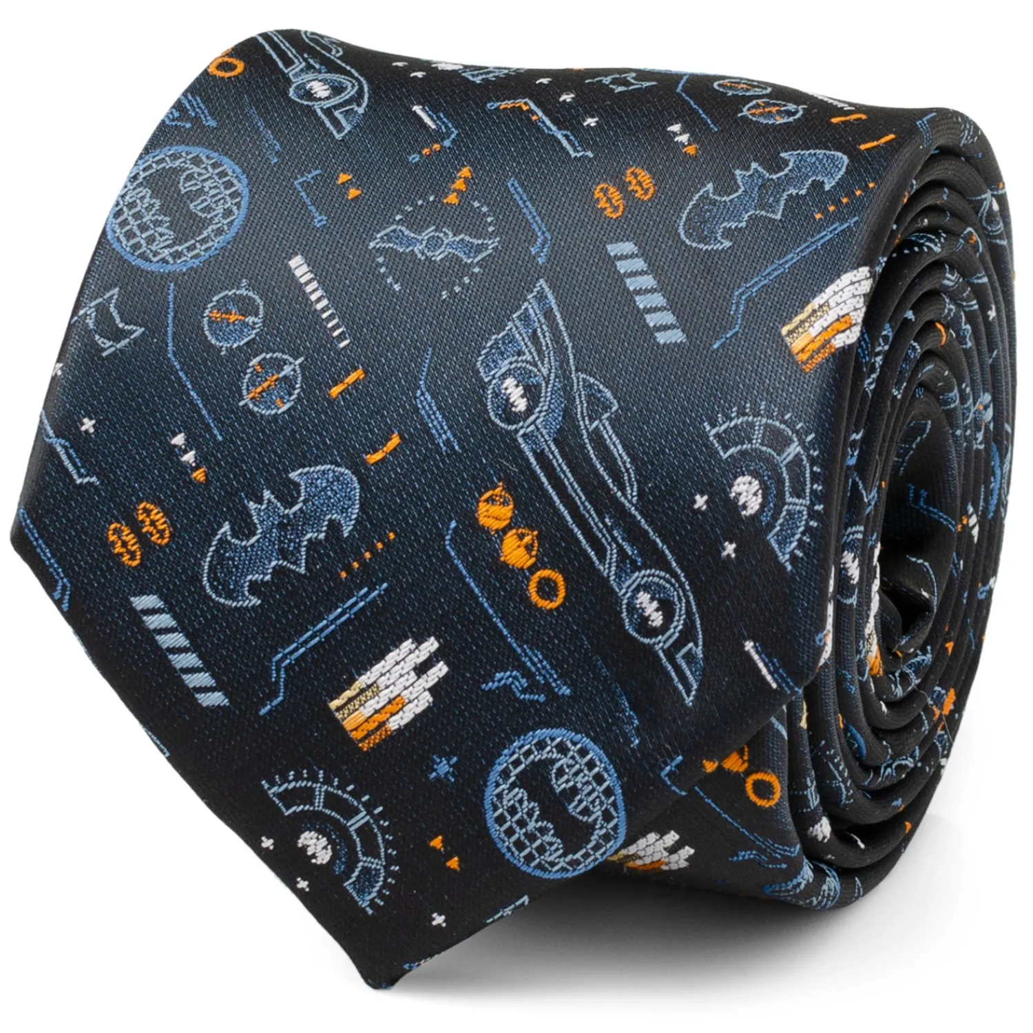 Outlet Batman Batmobile Black Men's Tie Dc Comics Ties