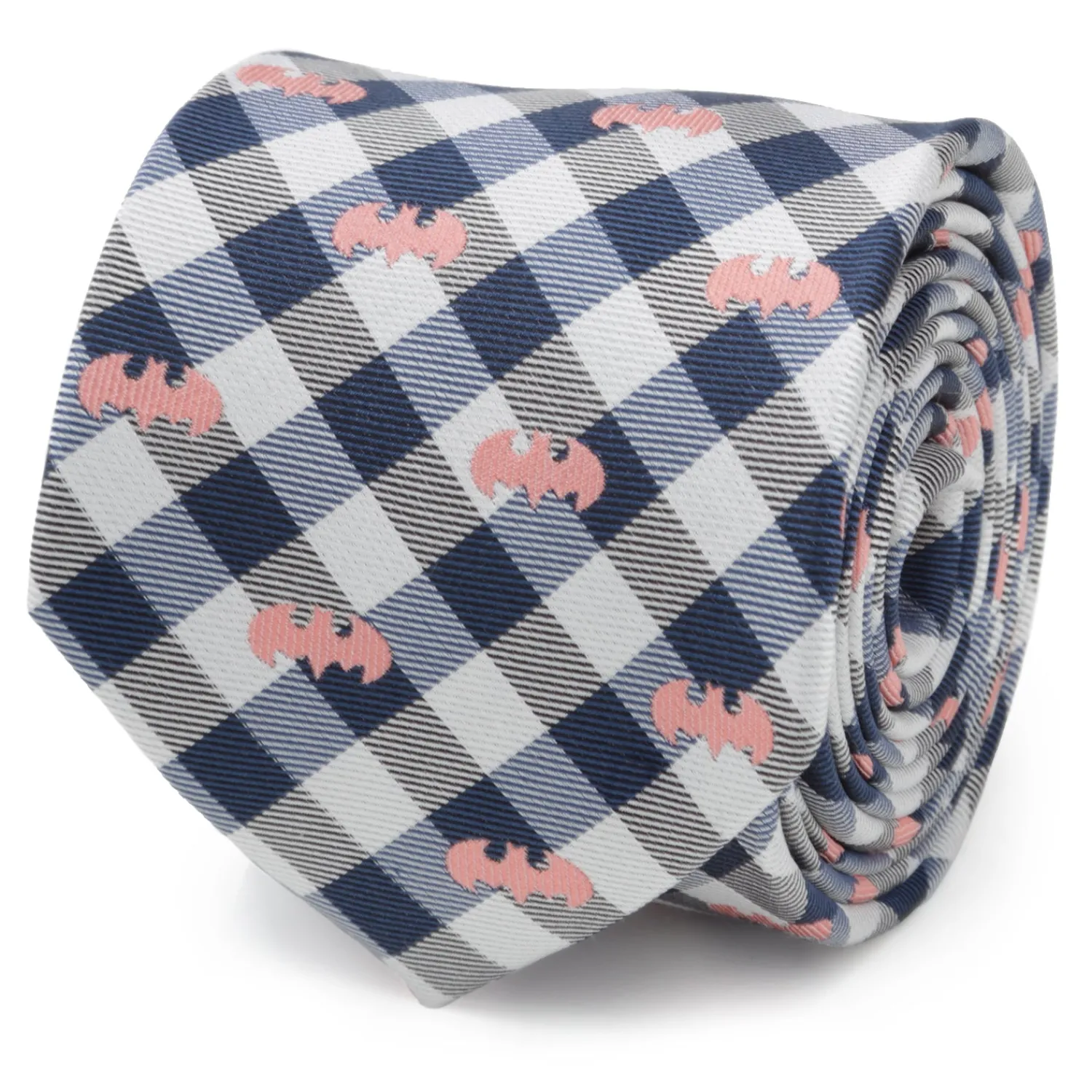 Store Batman Plaid Navy Men's Tie Dc Comics Ties