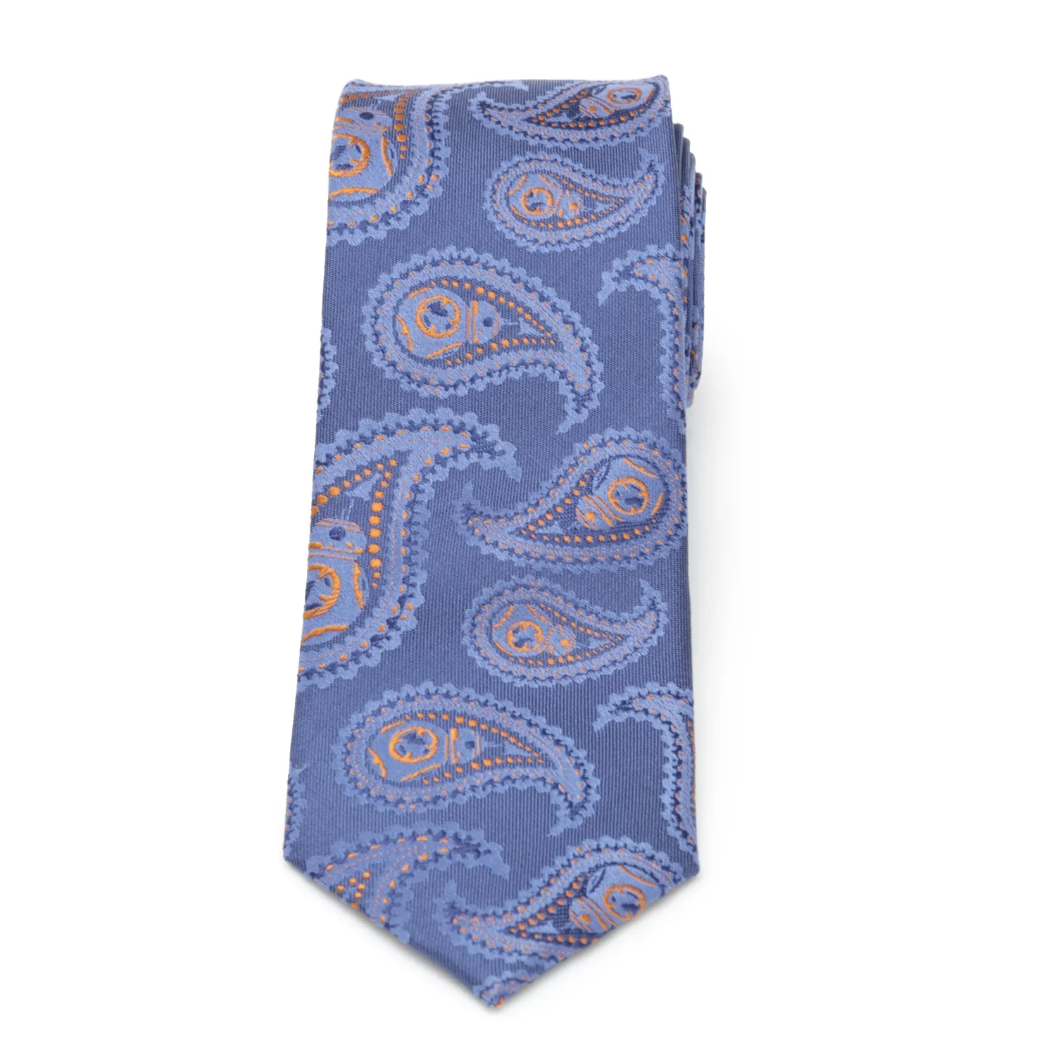Store BB-8 Paisley Blue Silk Boy's Tie BOY Ties & Bow Ties For Boys | Star Wars Ties