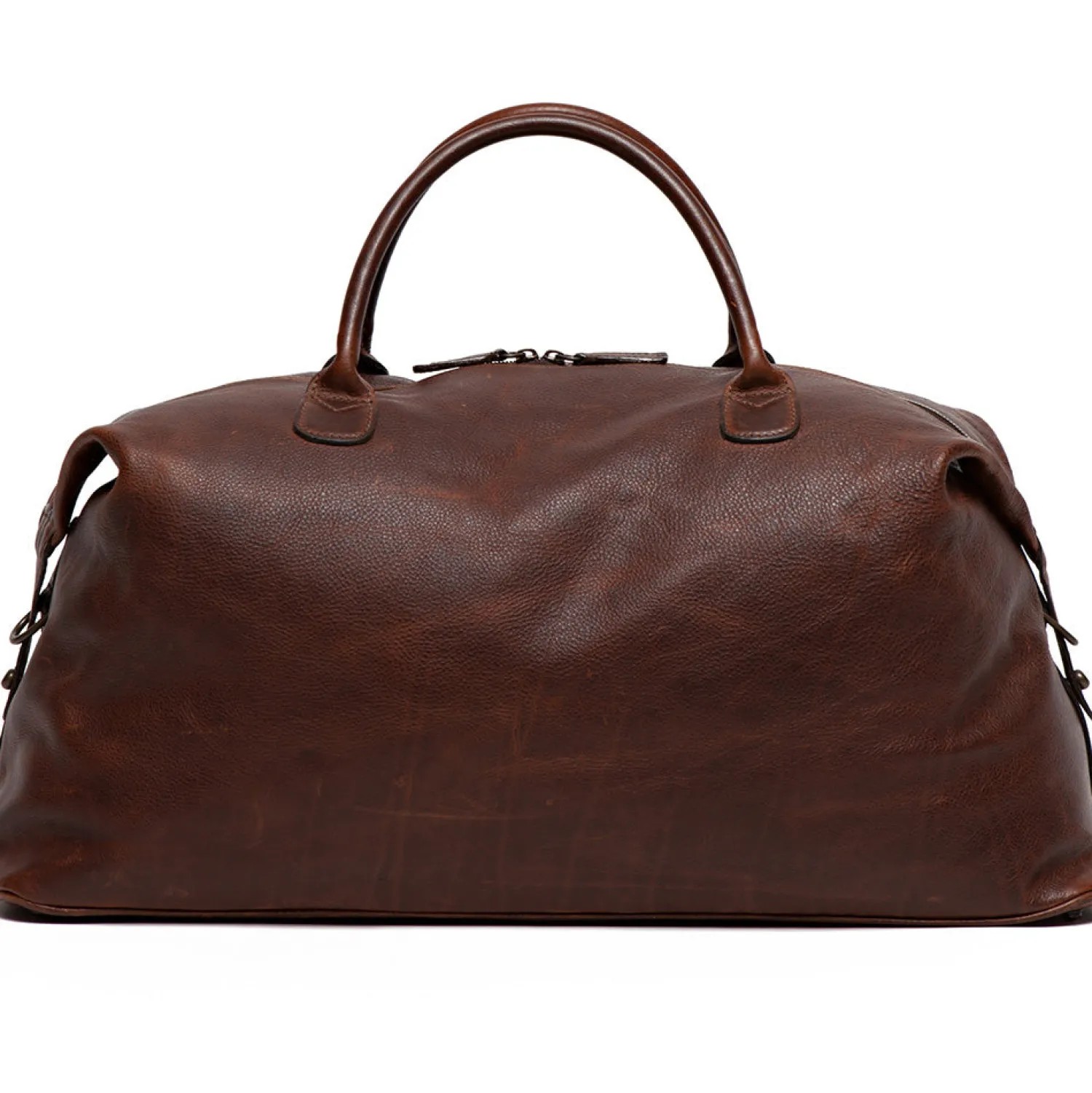 Store Benedict Weekend Bag in Titan Milled Brown Leather Goods | Briefs Bags And Totes