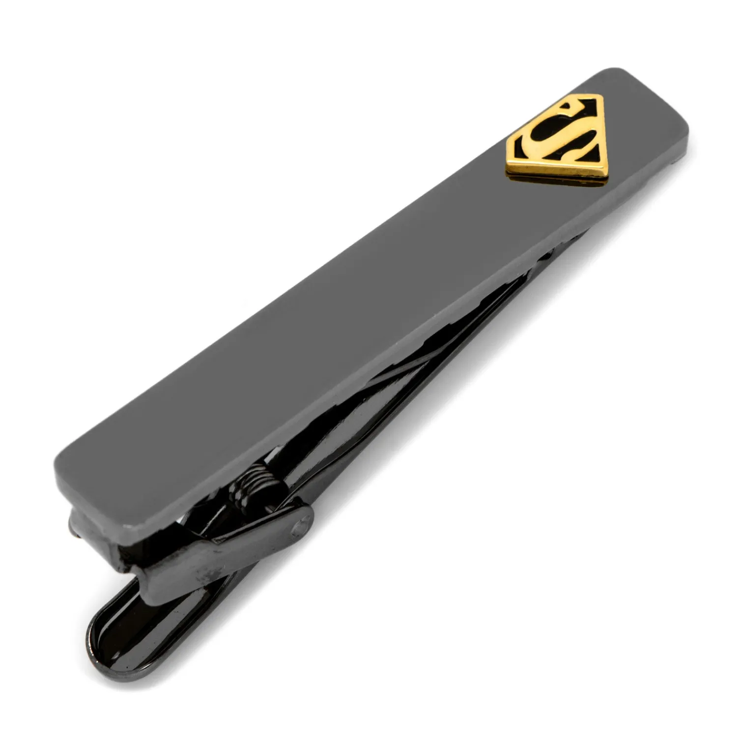 Clearance Black and Gold Superman Tie Clip Movies & Characters Tie Bars