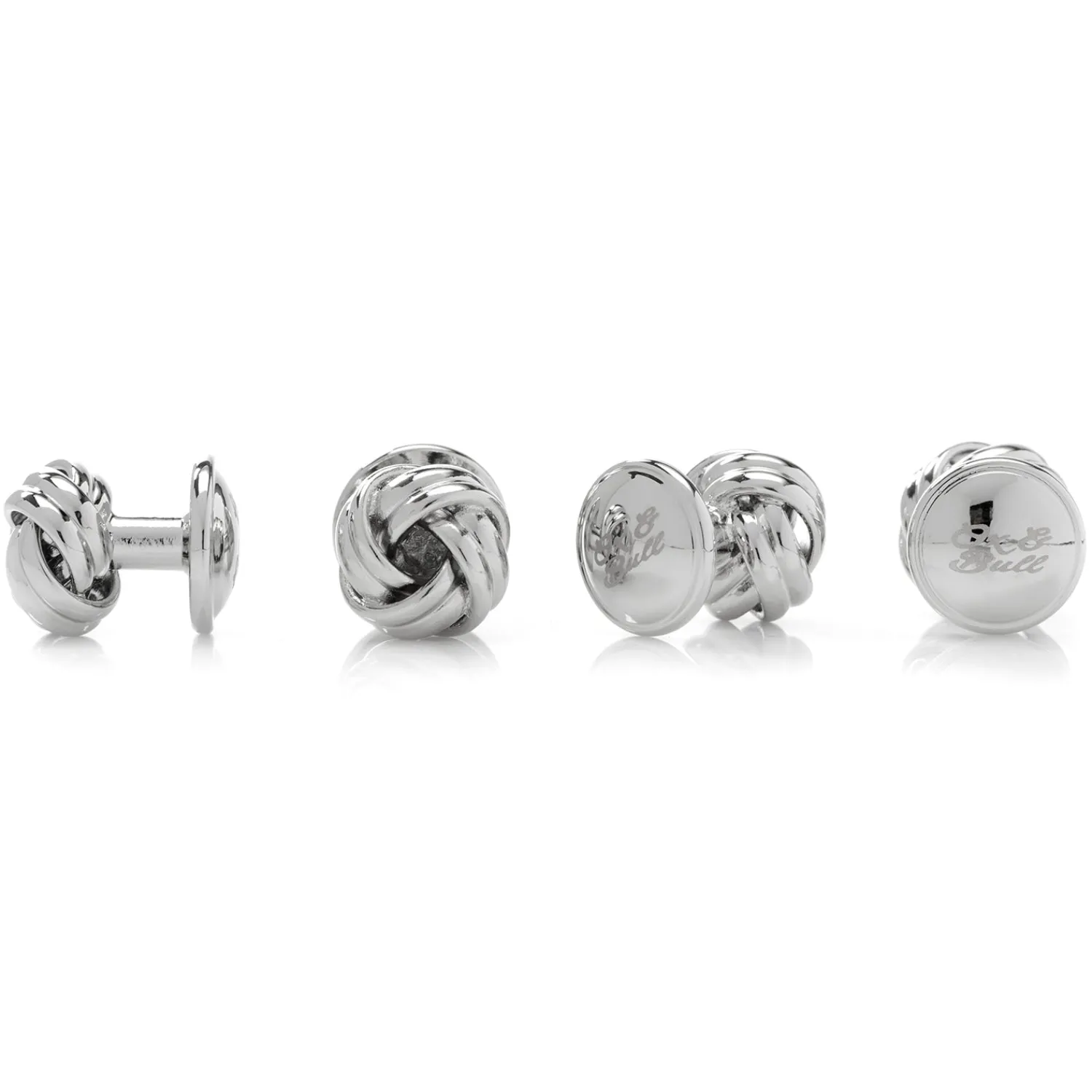 black_and_silver_knot_stud_set_2.webp Outlet Black and Silver Knot Stud Set Stud Sets
