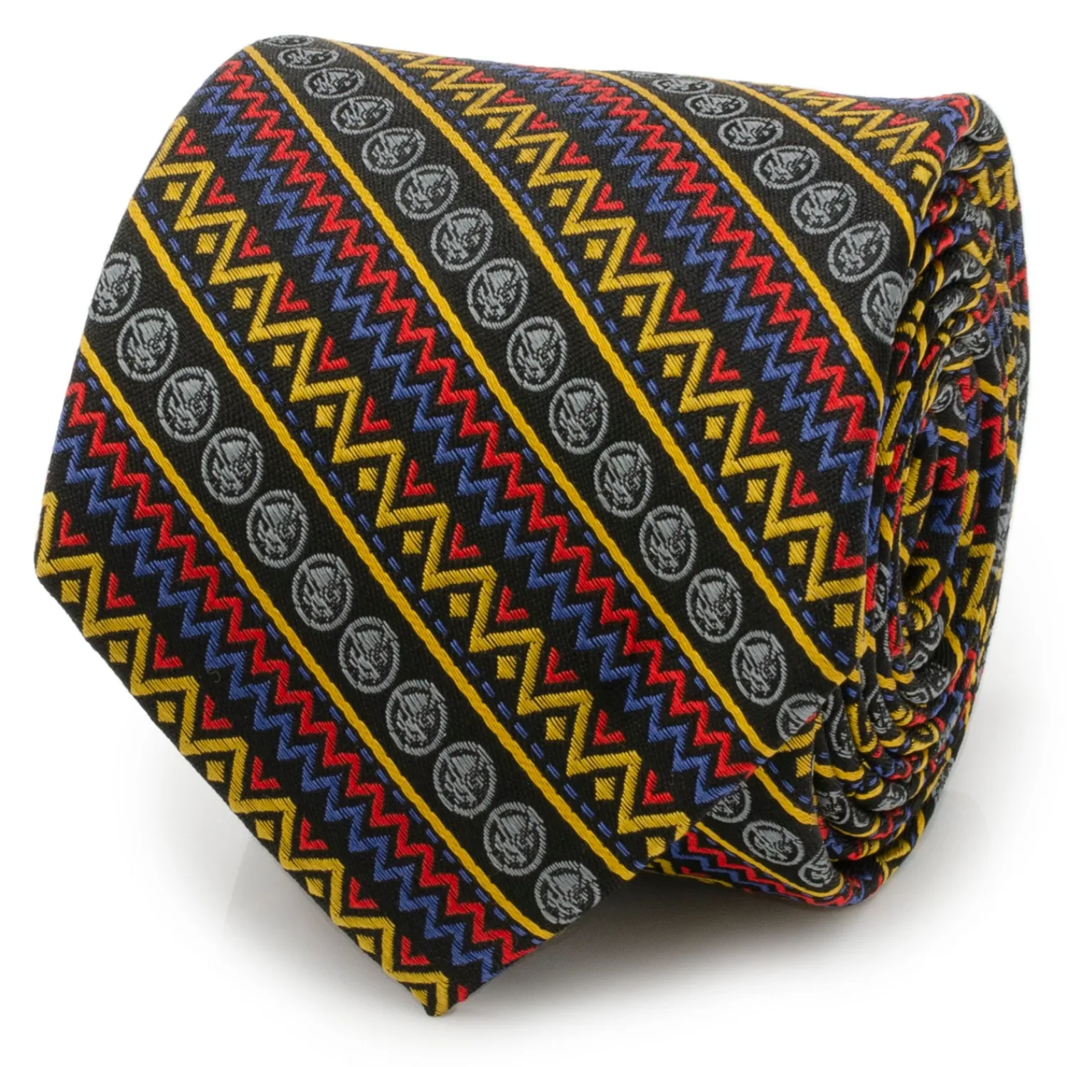 Best Sale Black Panther Tribal Stripe Men's Tie Marvel Ties