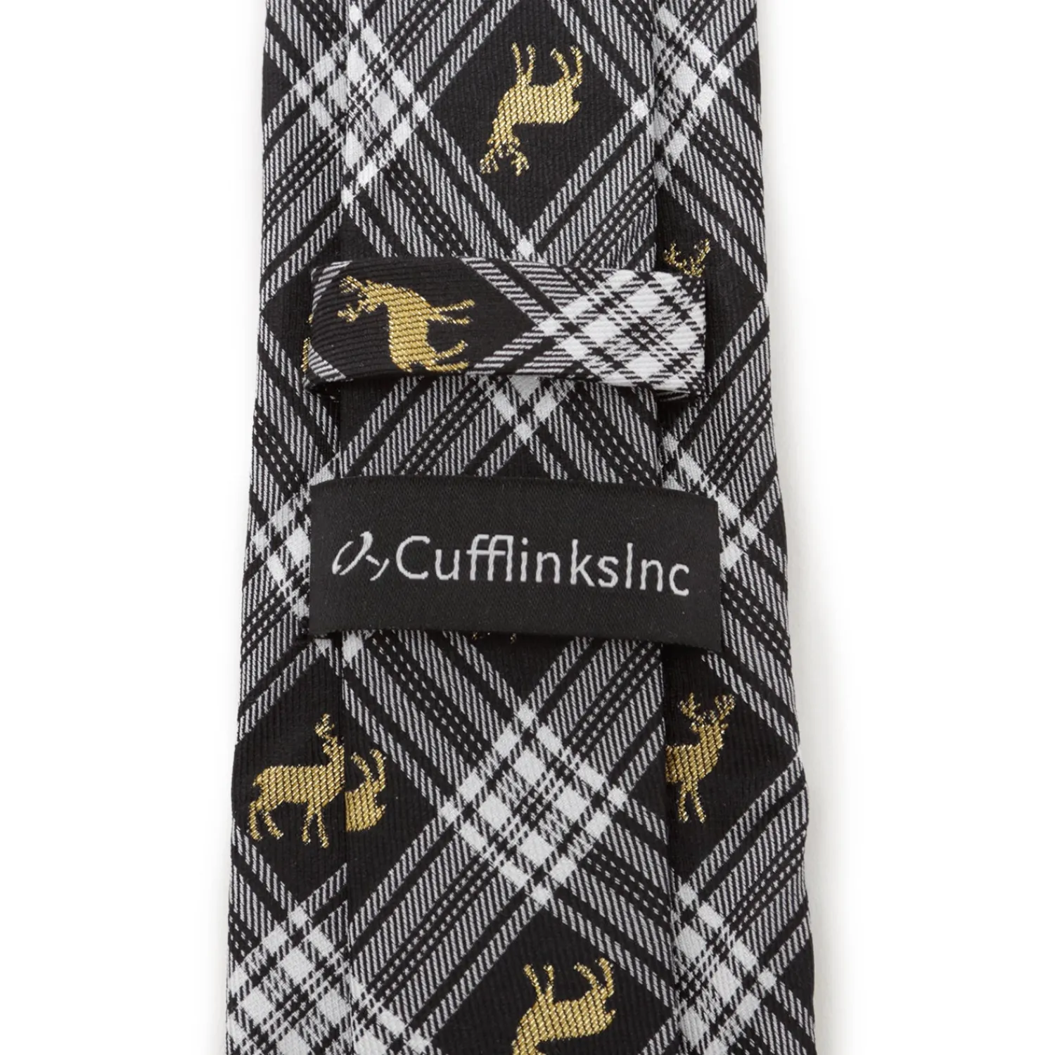 New Black Plaid Stag Men's Tie Classic Ties | Hobbies & Interests Cufflinks