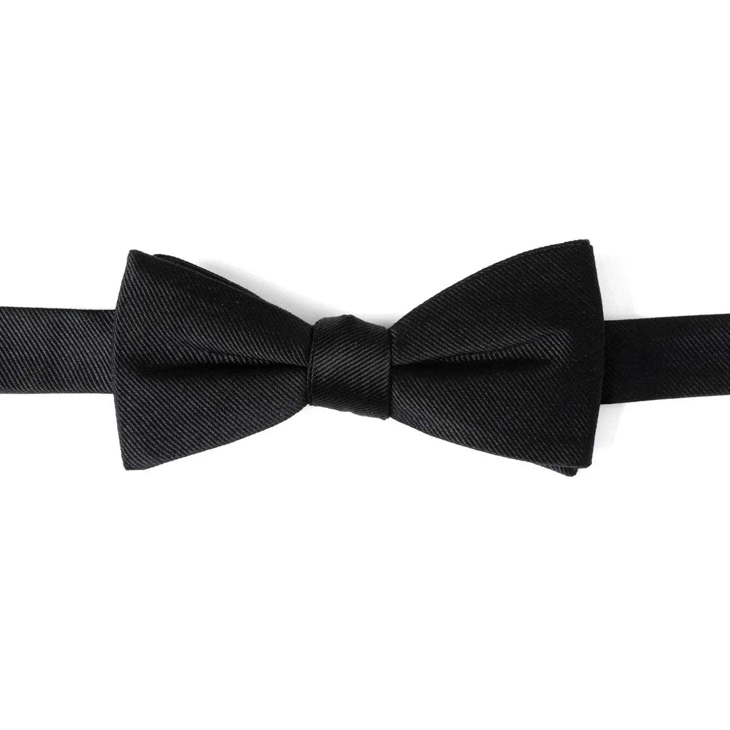 Fashion Black Silk Bow Pre-Tie Classic Ties | Bow Ties