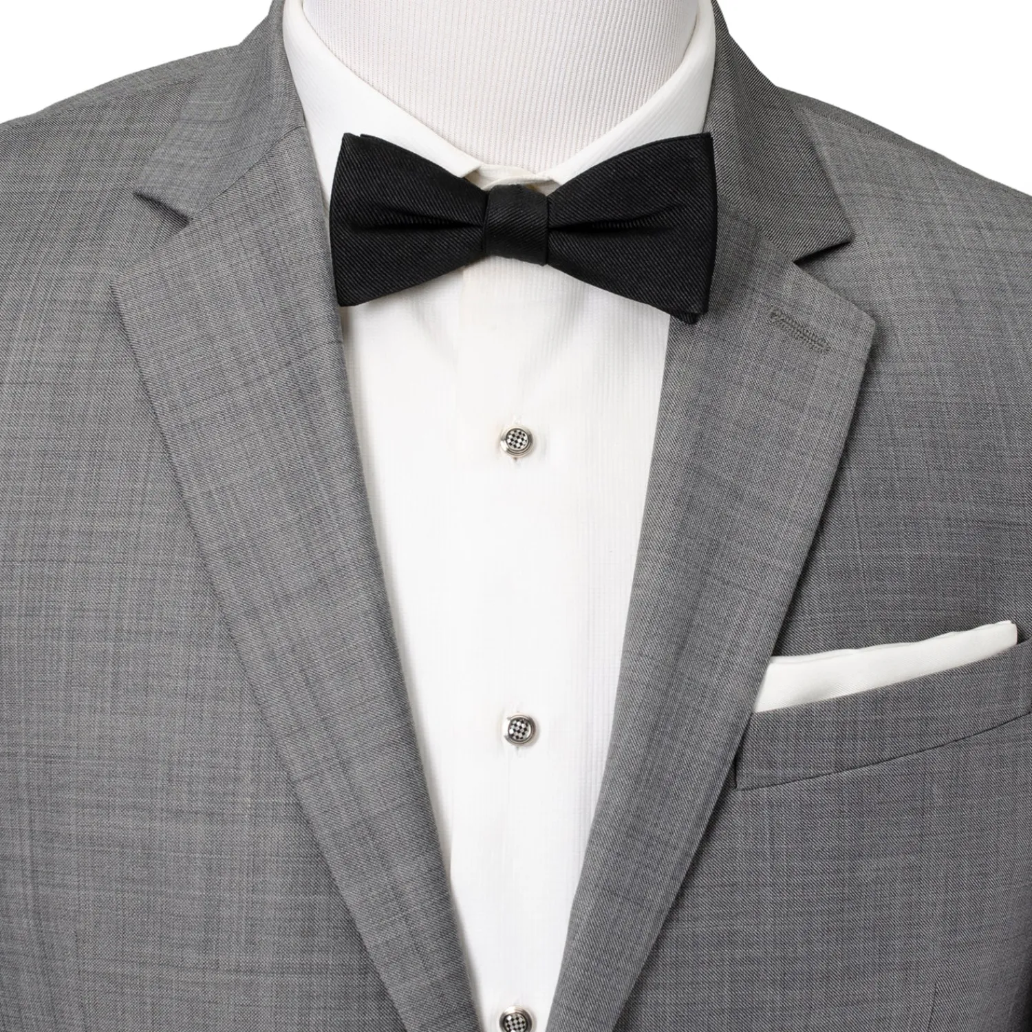 Fashion Black Silk Bow Pre-Tie Classic Ties | Bow Ties