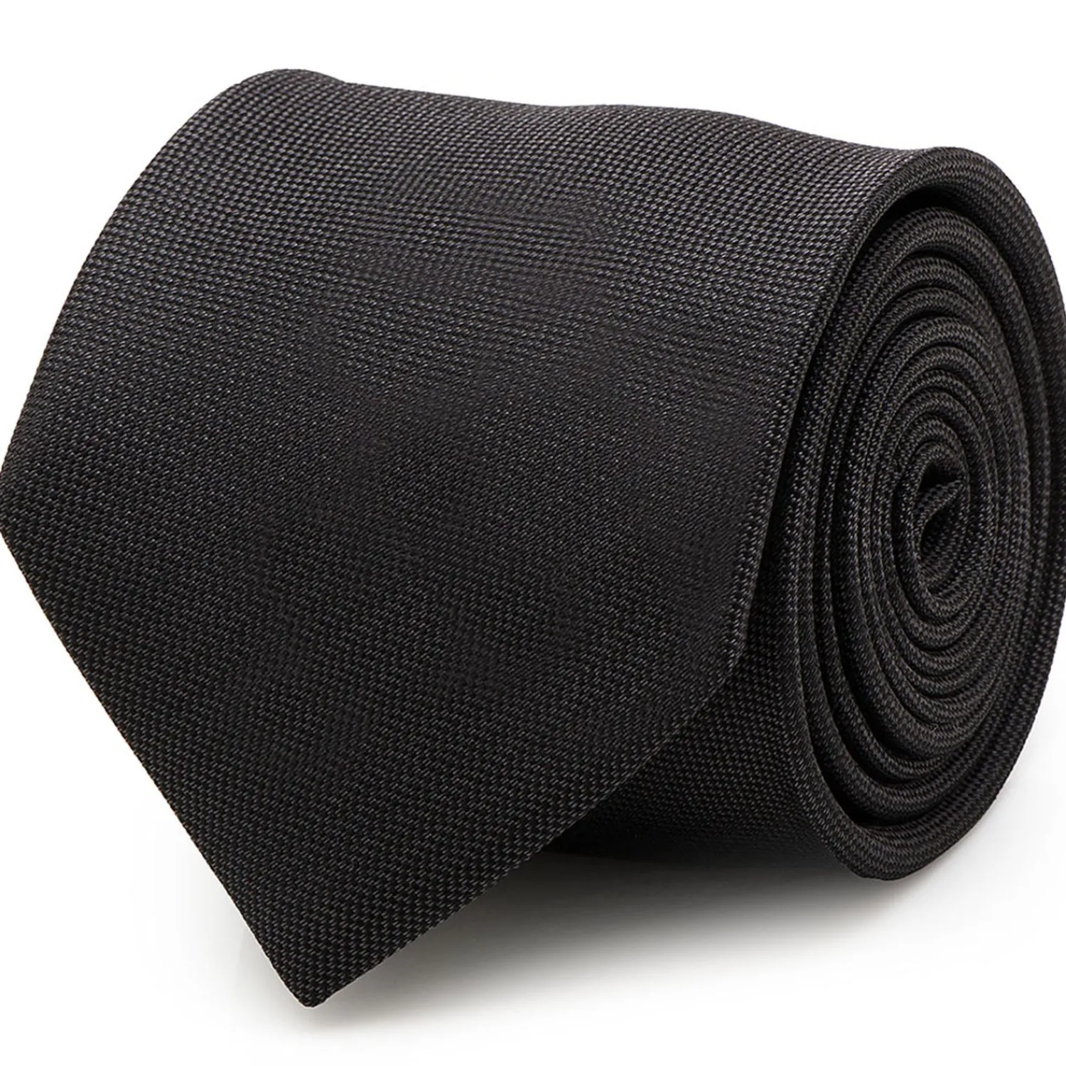 Outlet Black Silk Tie Classic Ties
