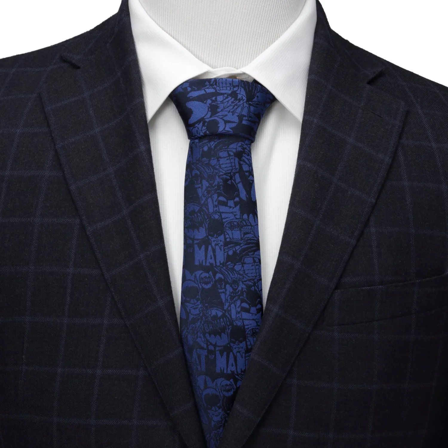 Cheap Blue Batman Comic Tie Dc Comics Ties