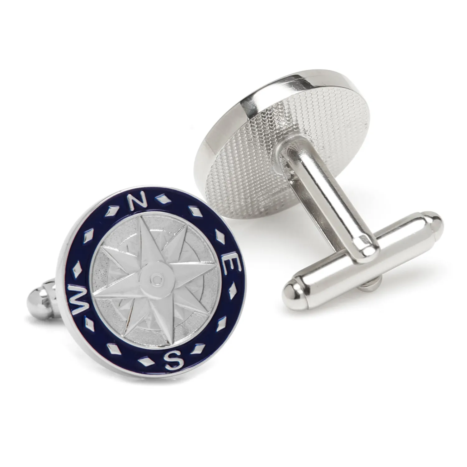 Cheap Blue Compass Cufflinks Luxury Cufflinks | Hobbies & Interests Cufflinks