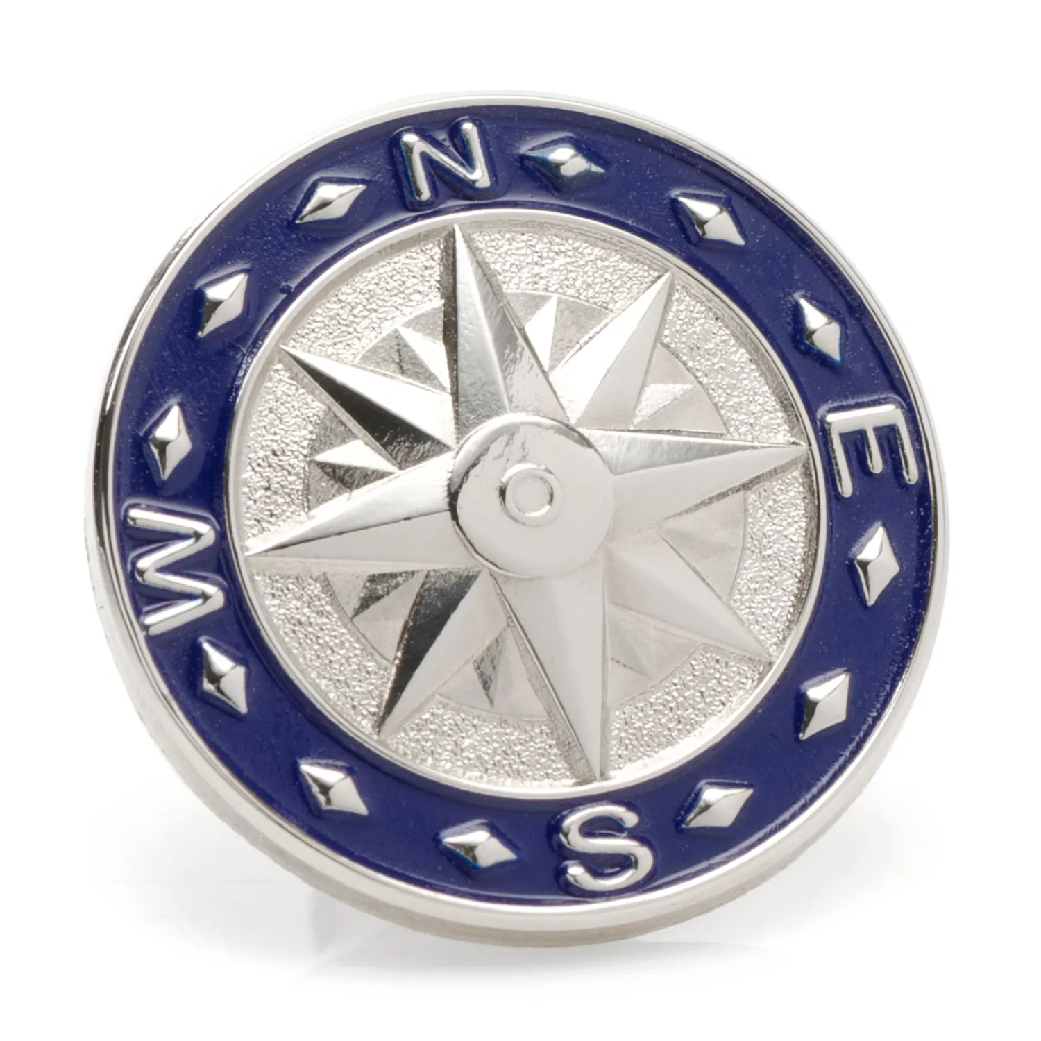 Store Blue Compass Lapel Pin Lapel Pins | Hobbies & Interests Cufflinks