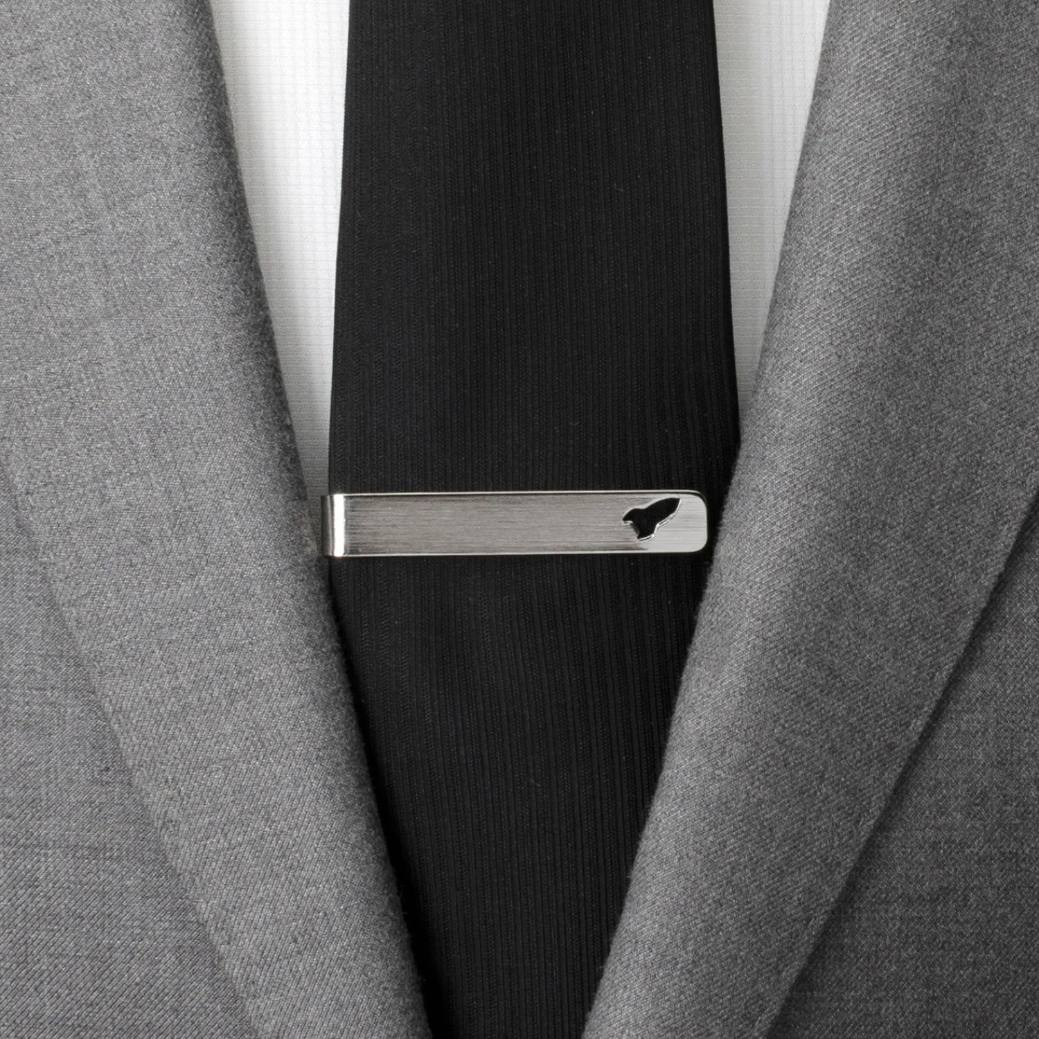 Clearance Buzz Lightyear Cutout Hidden Message Silver Tie Bar Movies & Characters Tie Bars | Hidden Message Tie Bars