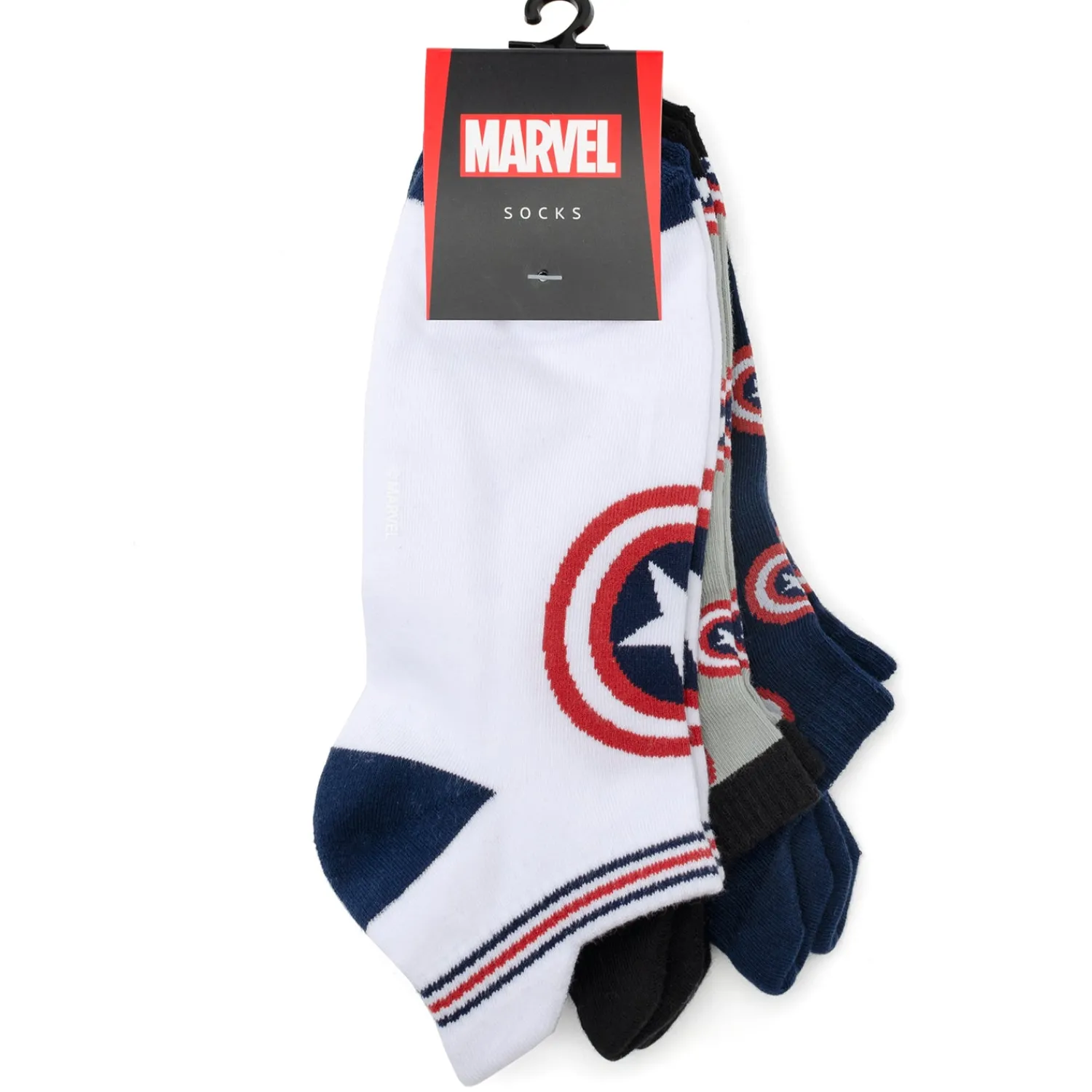 Cheap Captain America Ankle Socks 3 Pack Socks