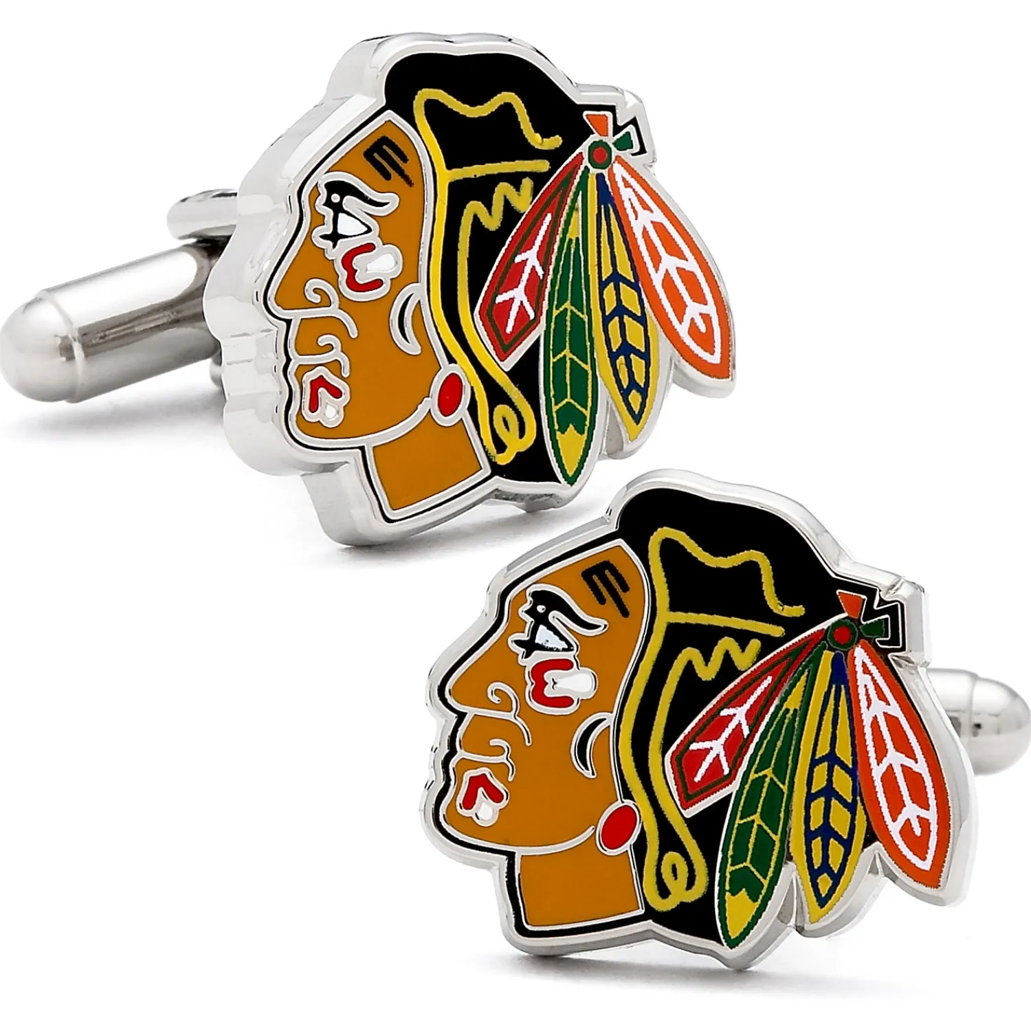 Shop Chicago Blackhawks Cufflinks Luxury Cufflinks | Hobbies & Interests Cufflinks
