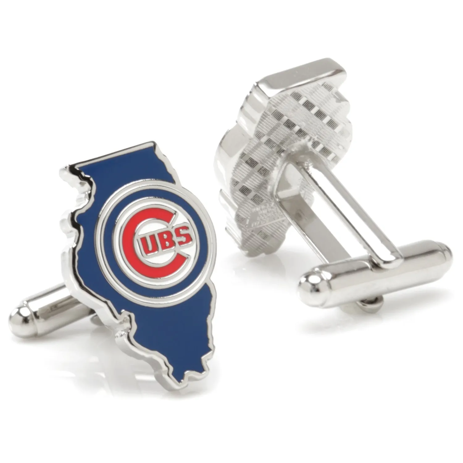 Hot Chicago Cubs State Shaped Cufflinks Luxury Cufflinks | Sports Cufflinks