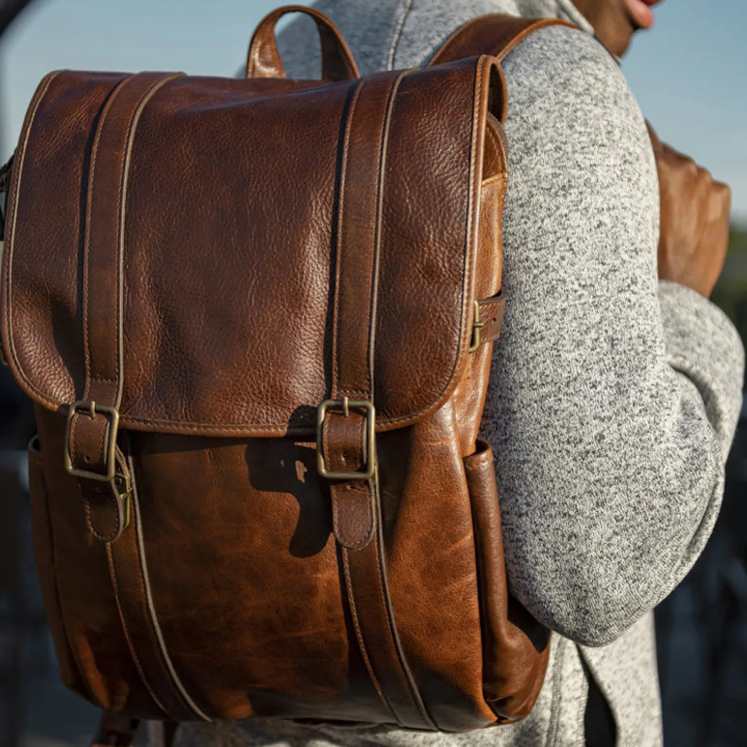 Online CREWS BACKPACK TITAN MILLED HONEY Briefs Bags And Totes
