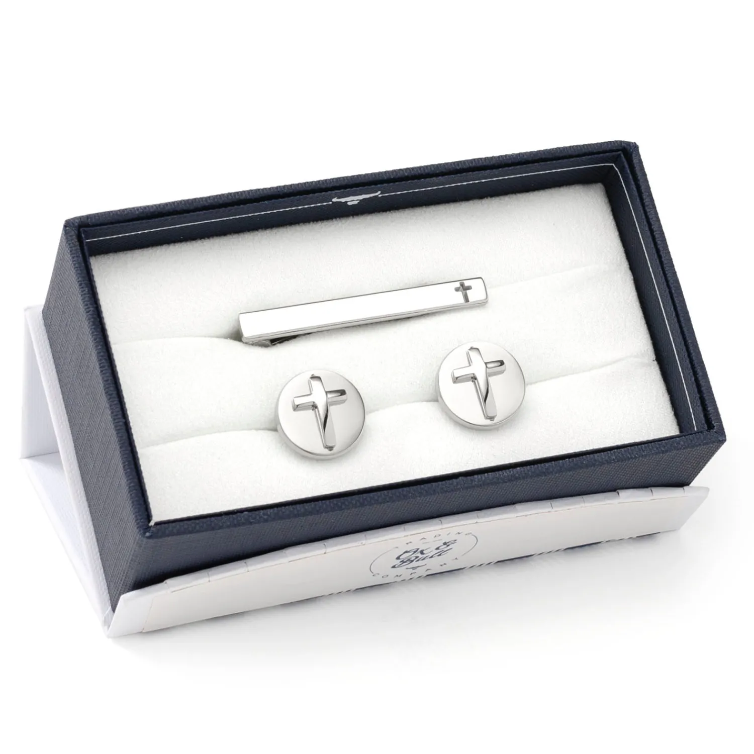 Shop Cross Stainless Steel Cufflinks and Tie Clip Gift Set Hobbies & Interests Cufflinks