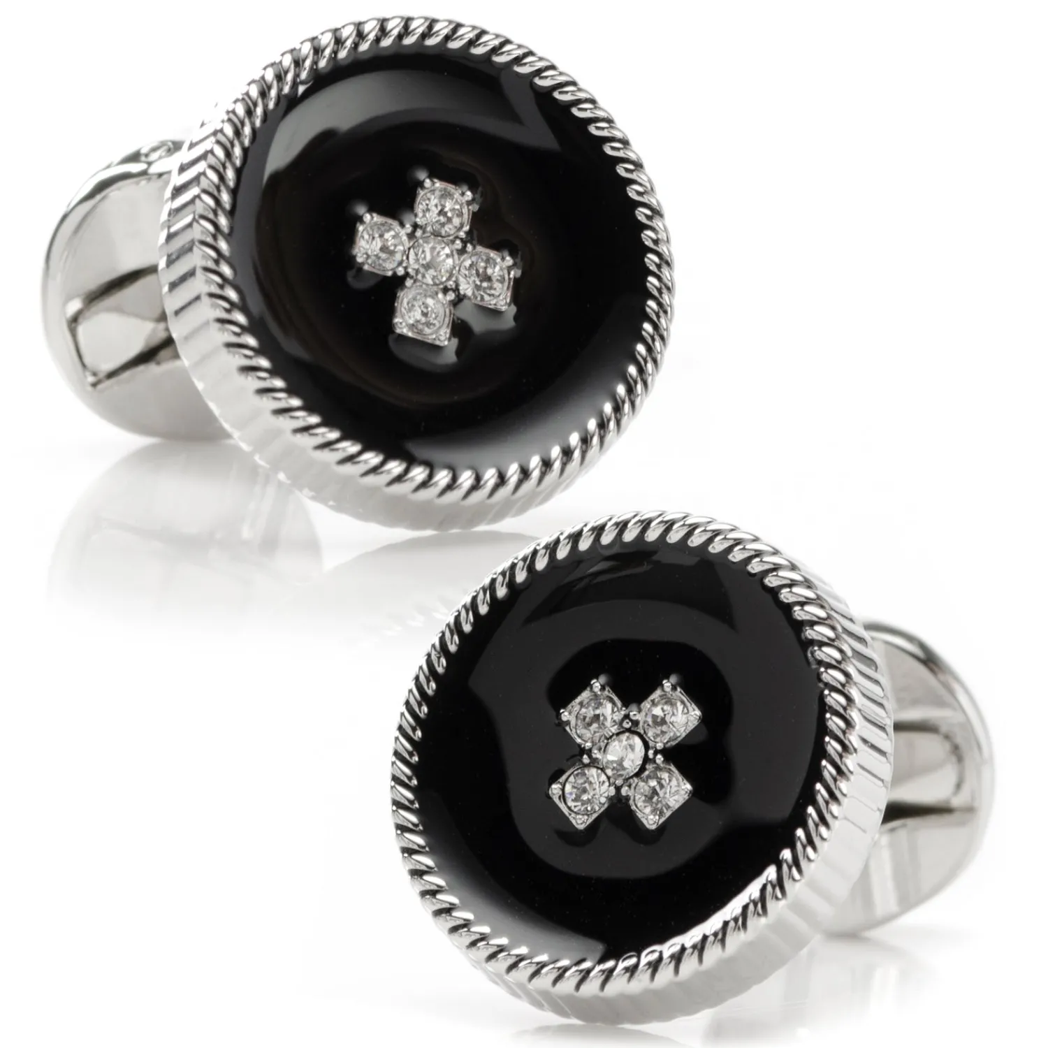 Store Crystal Button Rope Cufflinks Luxury Cufflinks | Hobbies & Interests Cufflinks