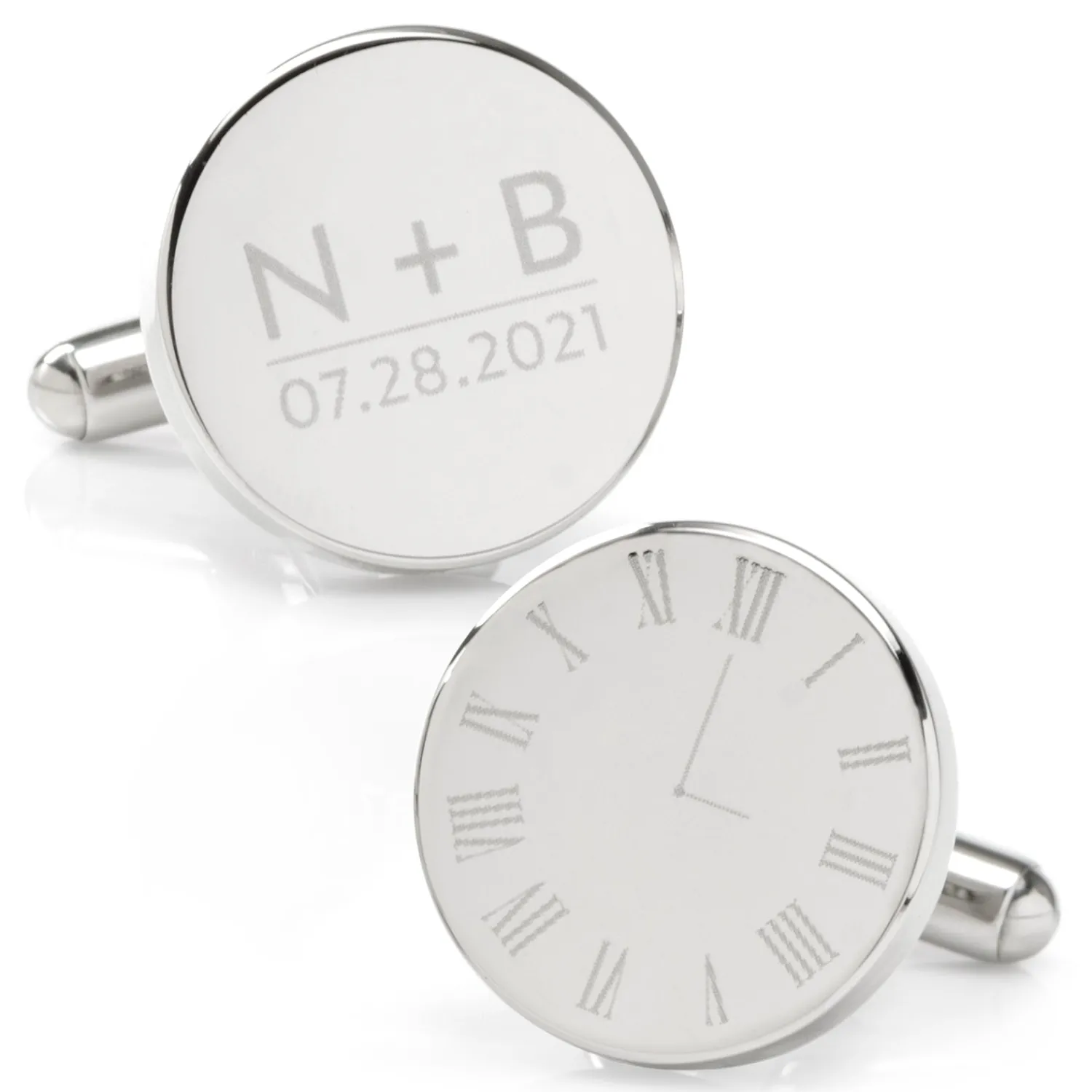 Best Sale Custom Clock Engravable Cufflinks Luxury Cufflinks | Hobbies & Interests Cufflinks
