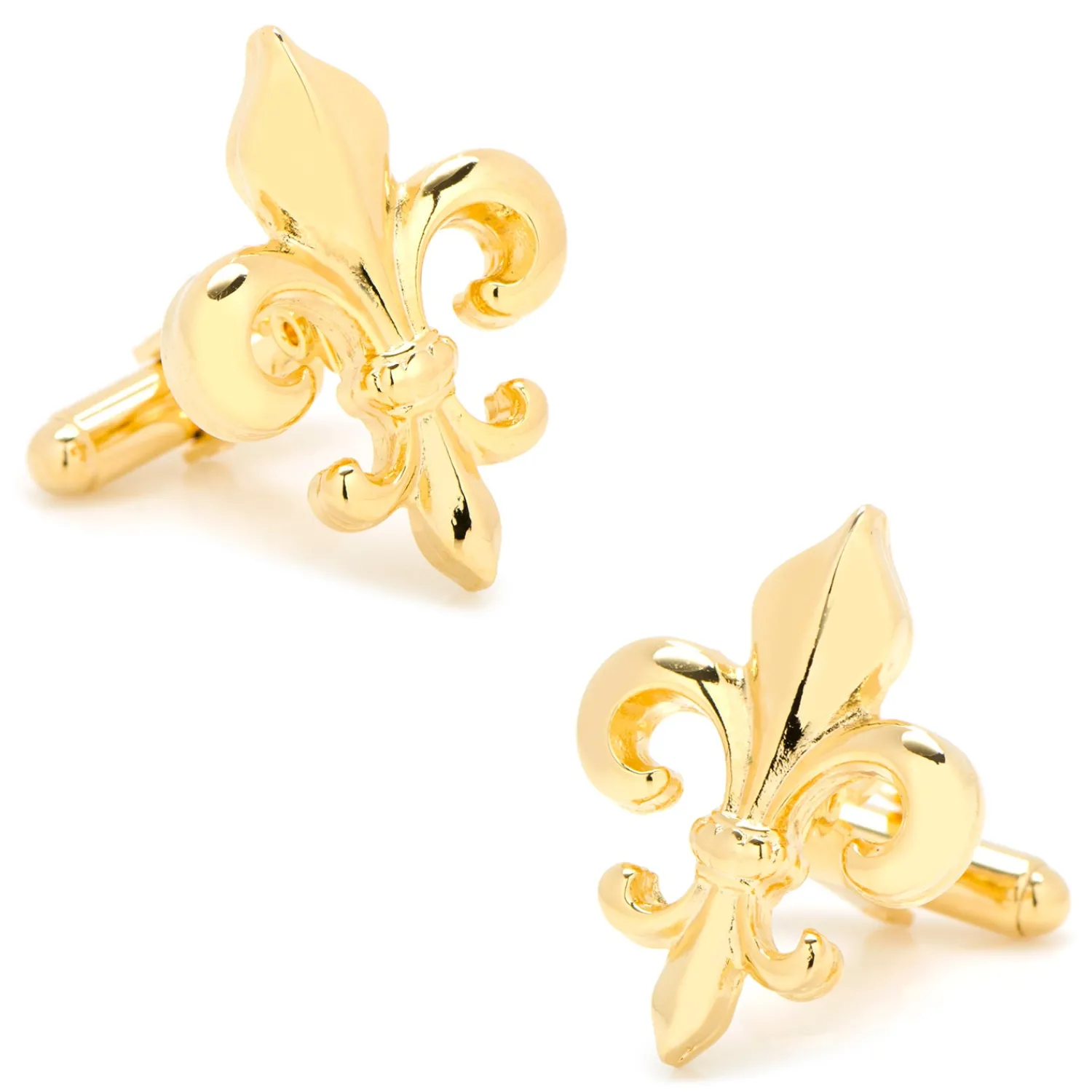 Outlet Cut Out Gold Fleur de Lis Cufflinks Luxury Cufflinks | Hobbies & Interests Cufflinks