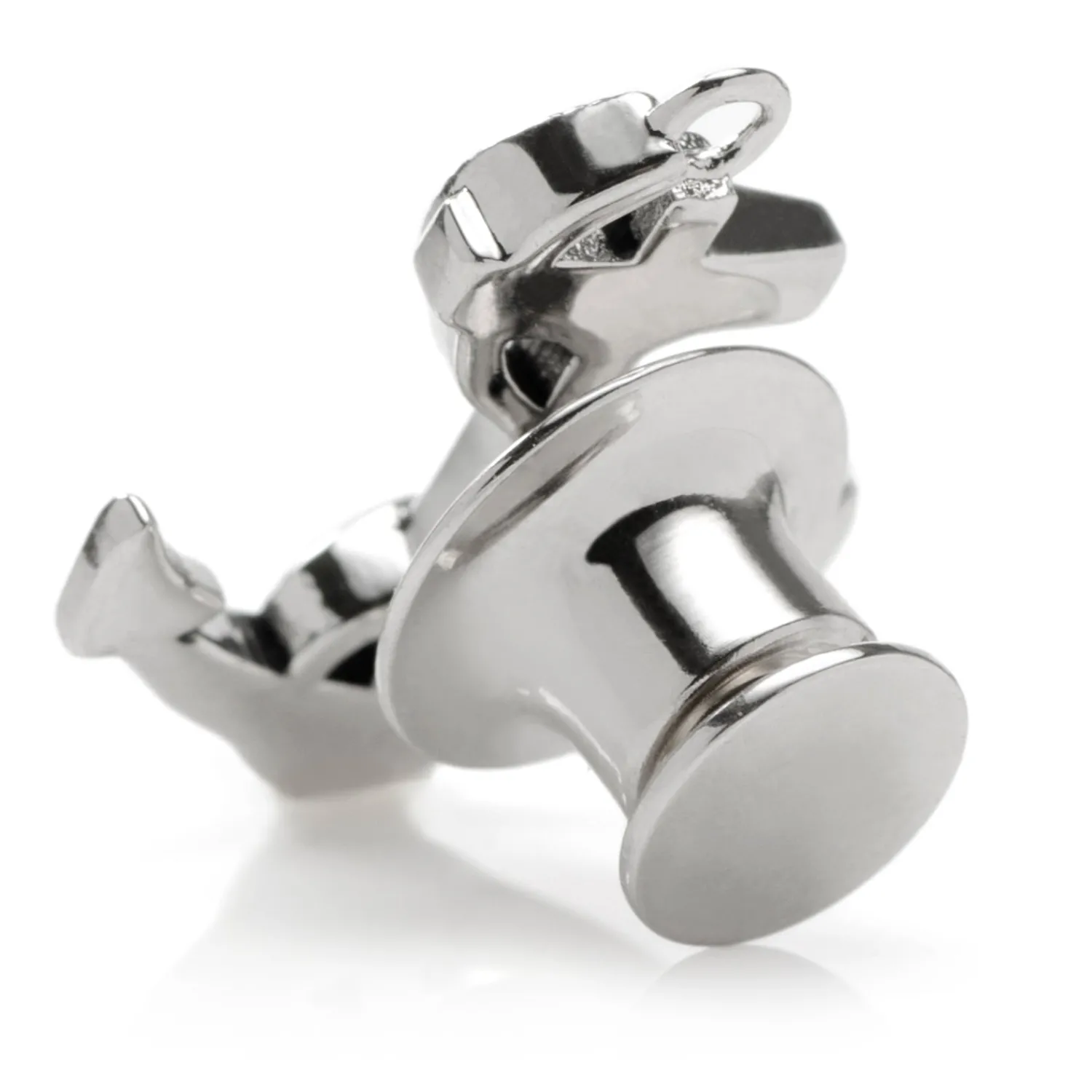 Cheap 3D Anchor Sterling Silver Lapel Pin Lapel Pins