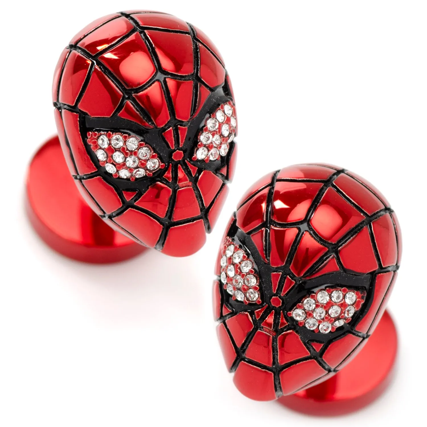 Store 3D Spider-Man Crystal Cufflinks Luxury Cufflinks | Movies & Characters Cufflinks
