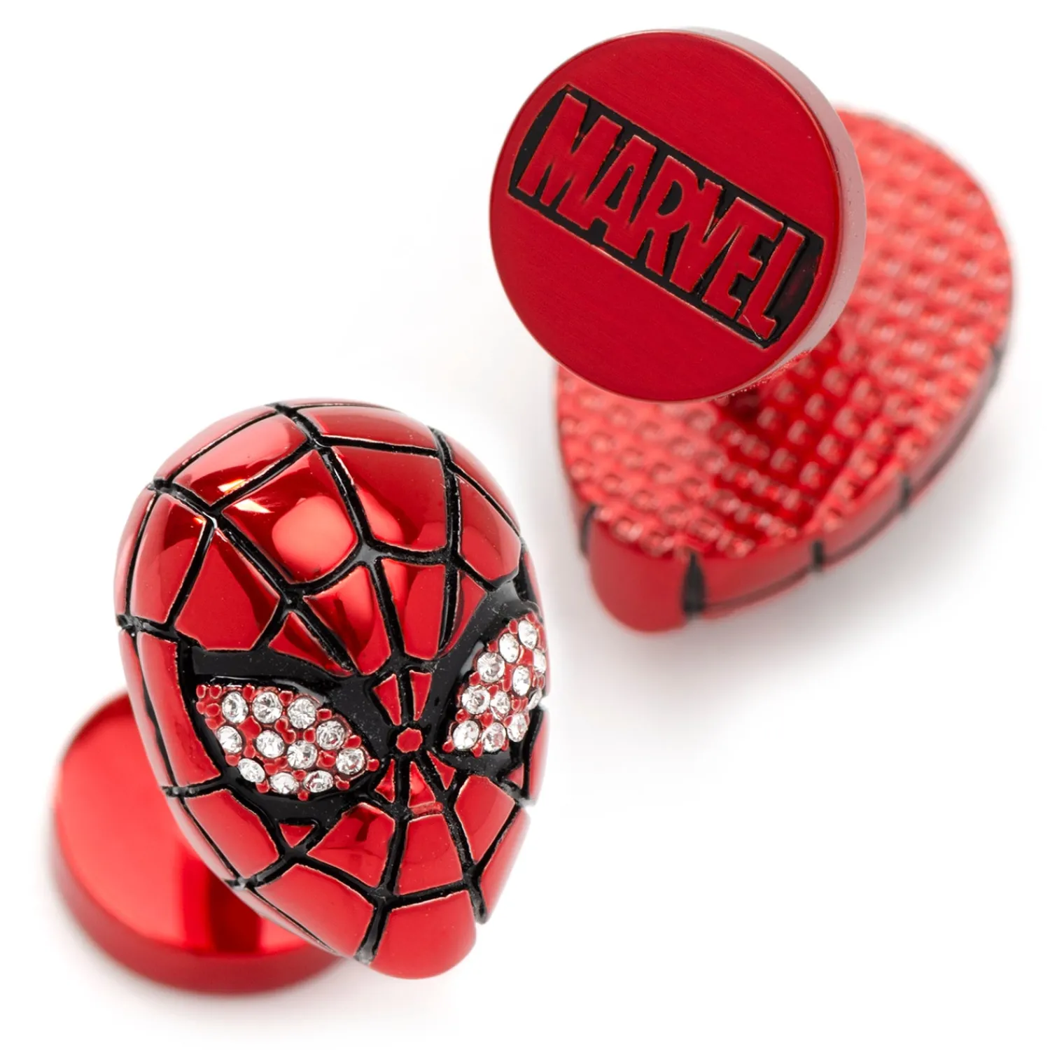 Store 3D Spider-Man Crystal Cufflinks Luxury Cufflinks | Movies & Characters Cufflinks