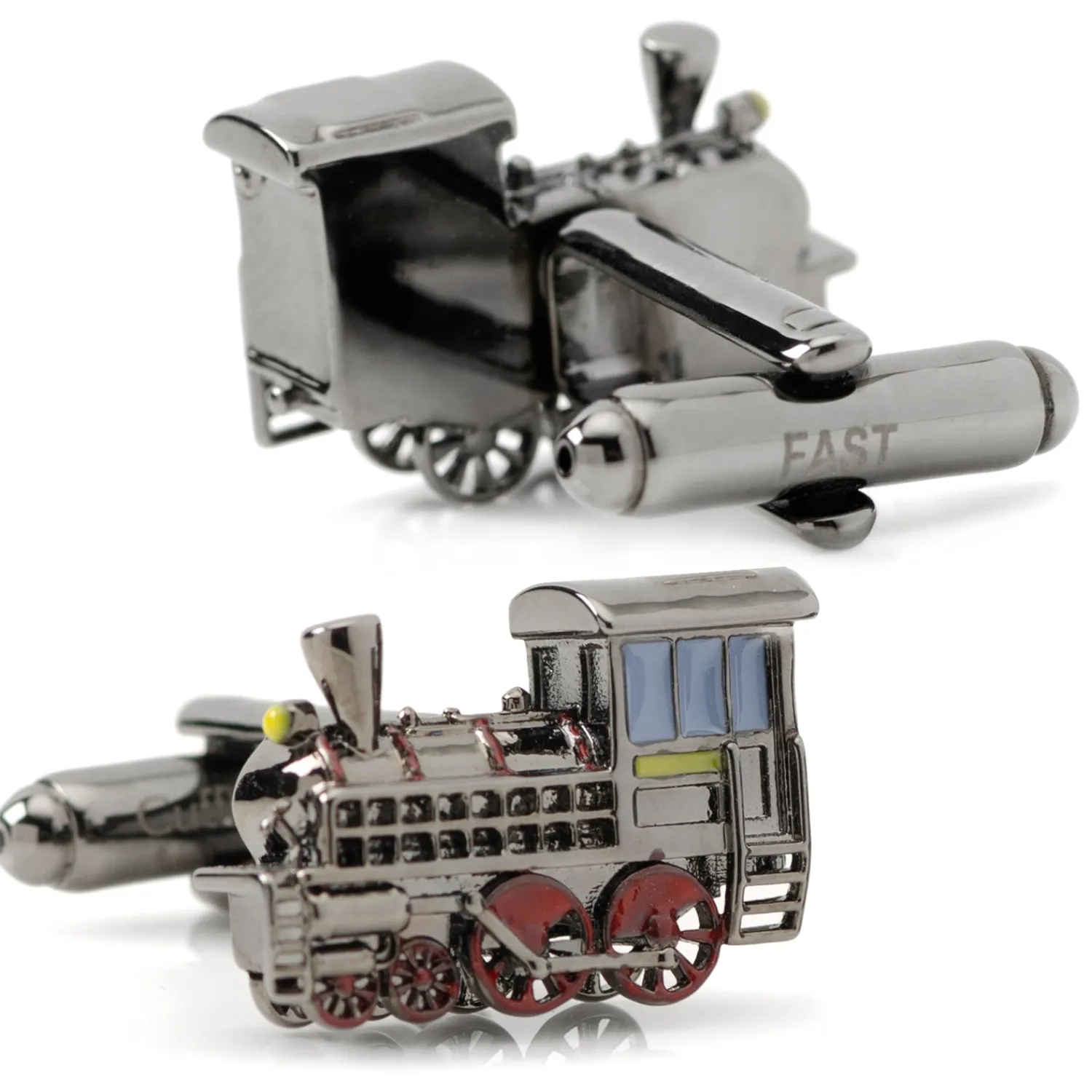 Fashion 3D Steam Engine Cufflinks Luxury Cufflinks | Hobbies & Interests Cufflinks