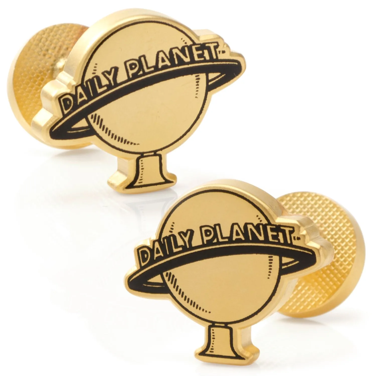 Clearance Daily Planet Gold Cufflinks Luxury Cufflinks | Movies & Characters Cufflinks