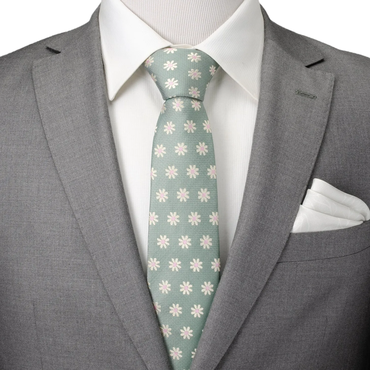 Discount Daisy Soft Green Men's Tie Classic Ties
