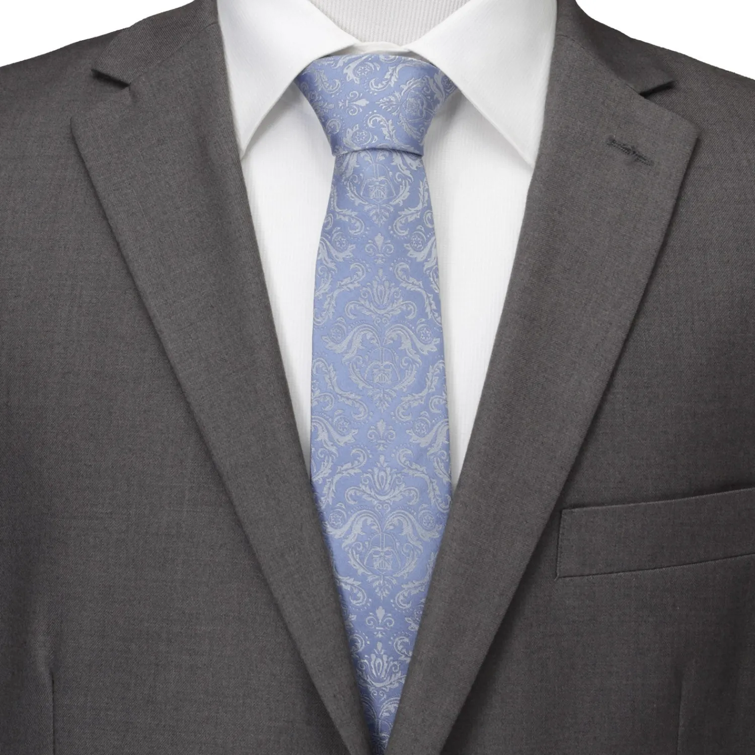 Store Damask Darth Vader Blue Men's Tie Star Wars Ties
