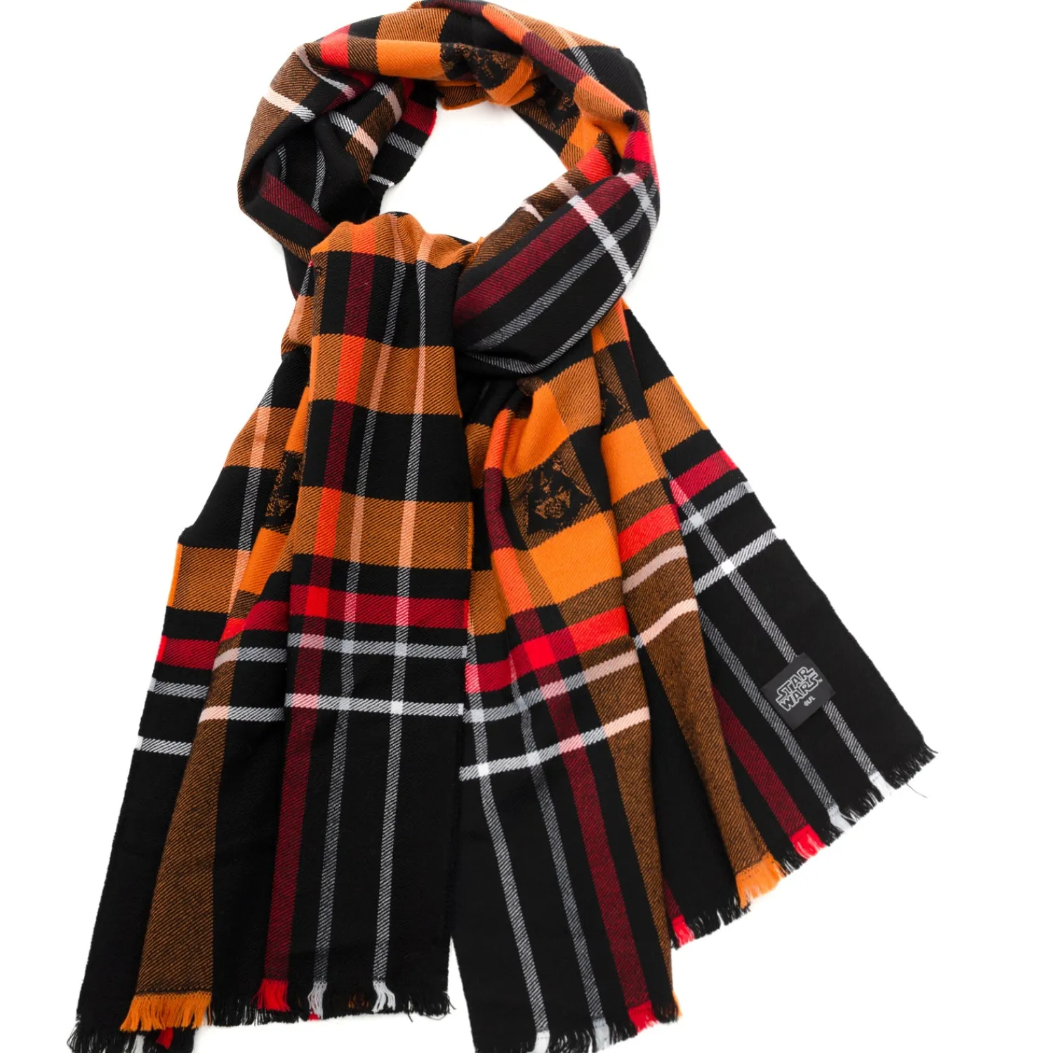 Cheap Darth Vader Black Tartan Scarf Scarves