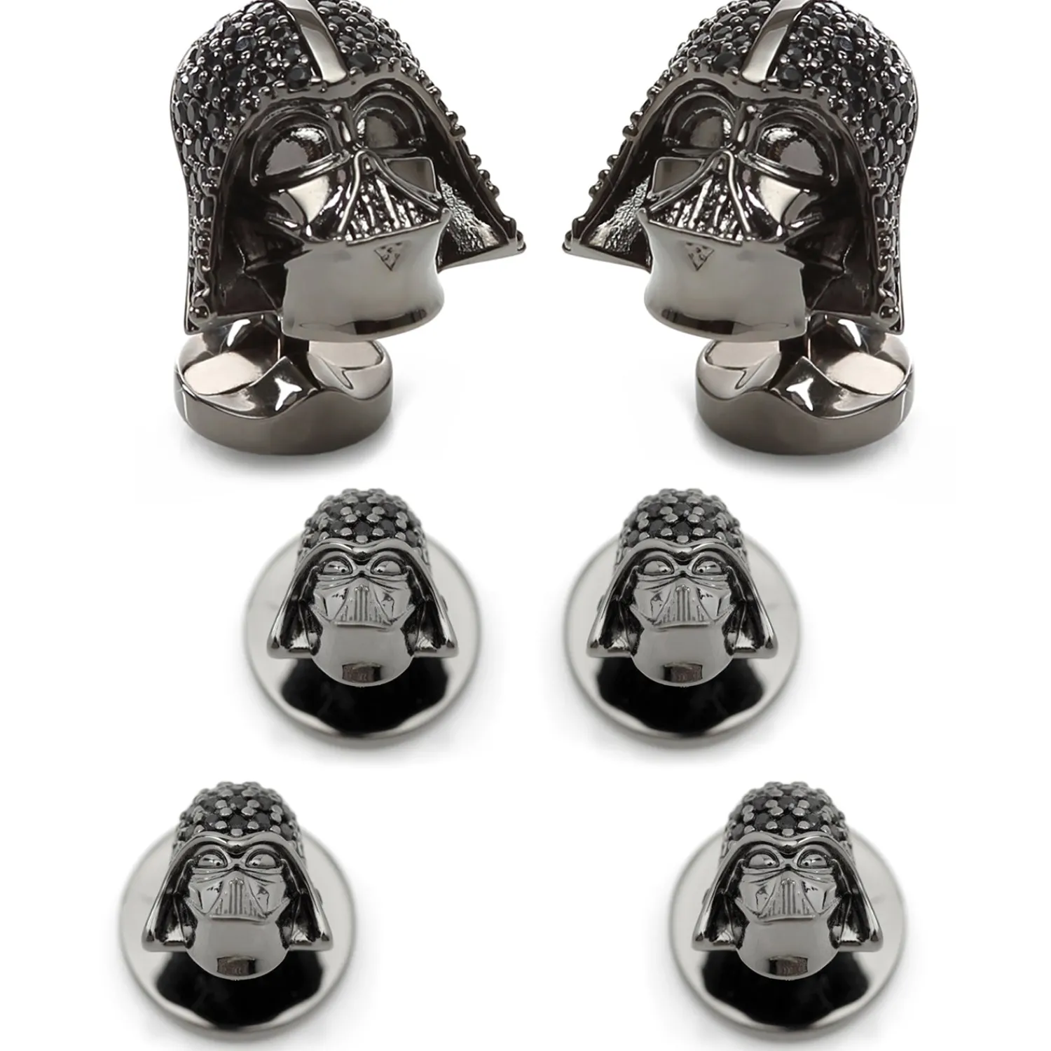 Hot Darth Vader Crystal Helmet Stud Set Stud Sets