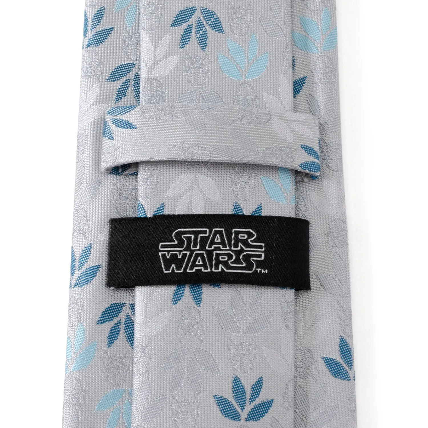 darth_vader_floral_gray_mens_tie_3.webp Outlet Darth Vader Floral Gray Men's Tie Star Wars Ties