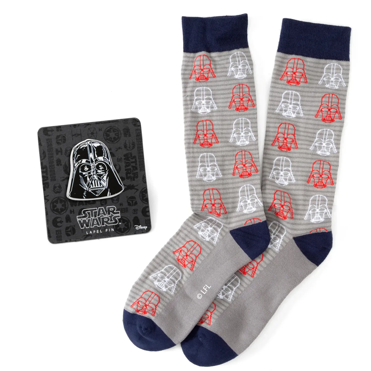 Store Darth Vader Helmet Gray Gift Set Socks