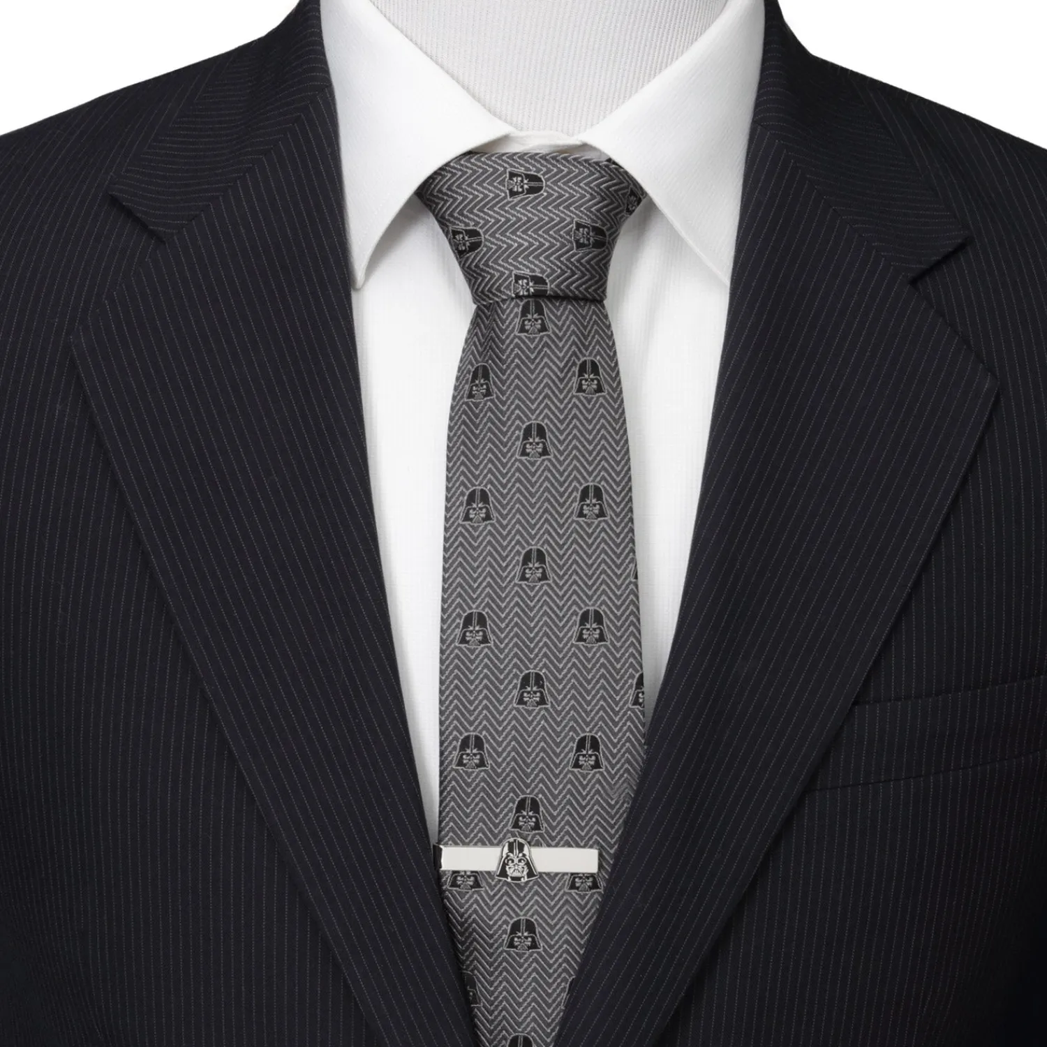 Shop Darth Vader Herringbone Black Men's Tie Star Wars Ties