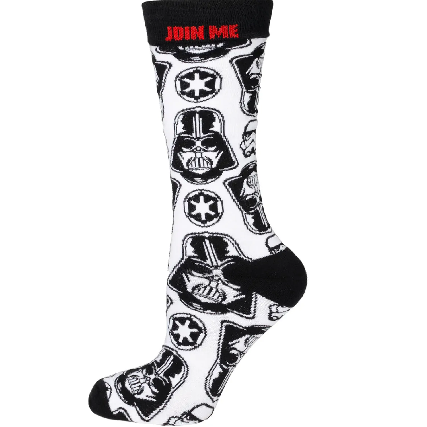 Shop Darth Vader Patterned White Gift Set Socks