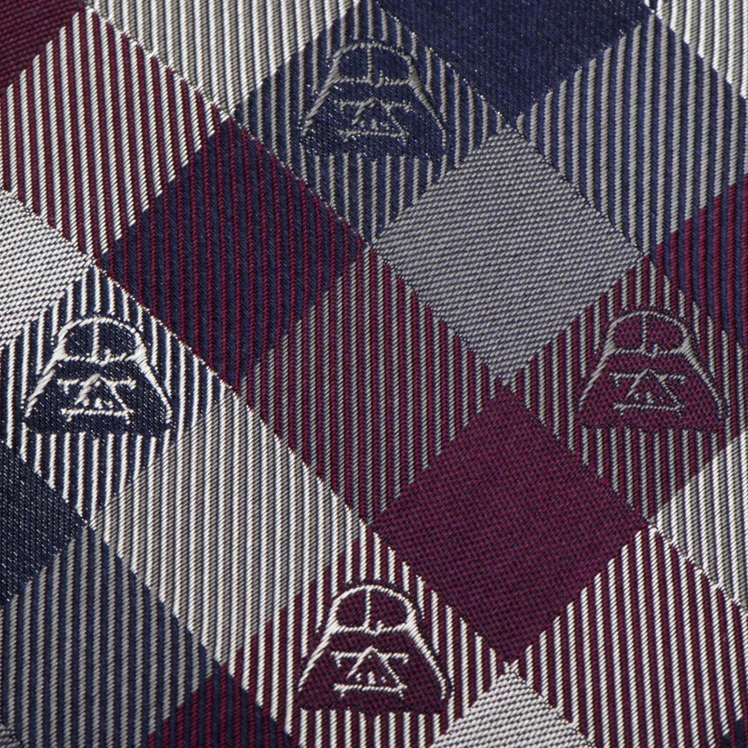 darth_vader_plum_modern_plaid_mens_tie_4.webp Outlet Darth Vader Plum Modern Plaid Men's Tie Star Wars Ties