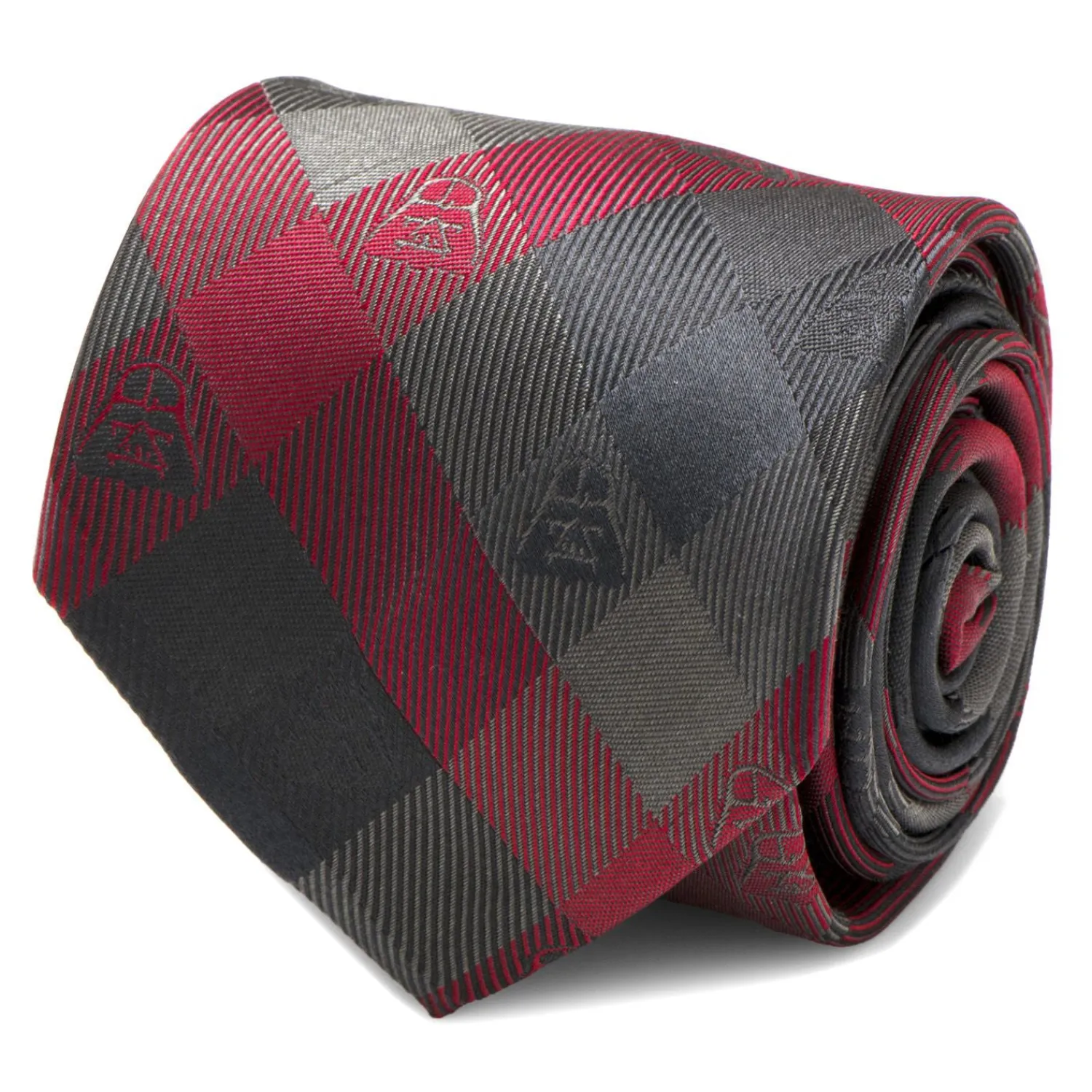 Clearance Darth Vader Red Plaid Men's Tie Star Wars Ties