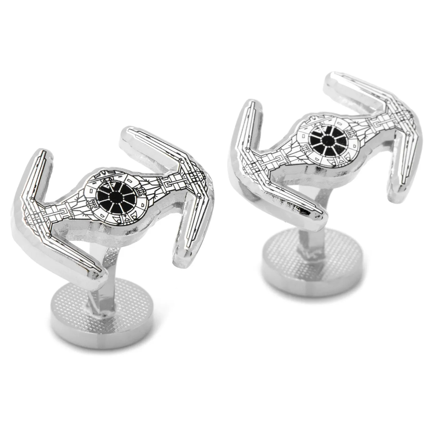 Store Darth Vader TIE Starfighter Blueprint Cufflinks Luxury Cufflinks | Movies & Characters Cufflinks