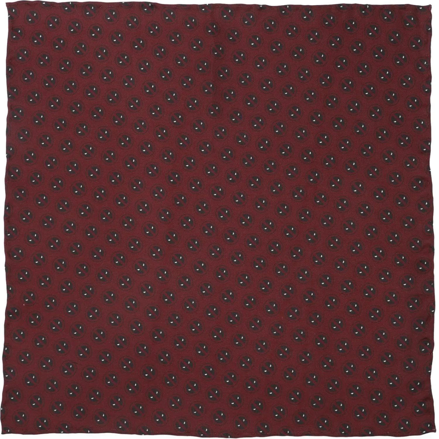 Cheap Deadpool Red Mask Silk Pocket Square Pocket Squares