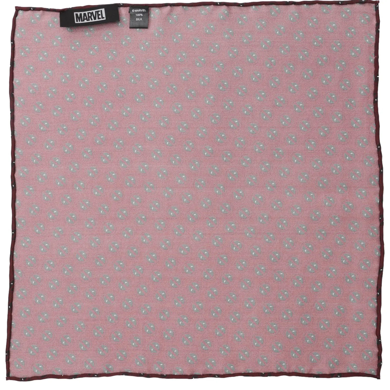 Cheap Deadpool Red Mask Silk Pocket Square Pocket Squares